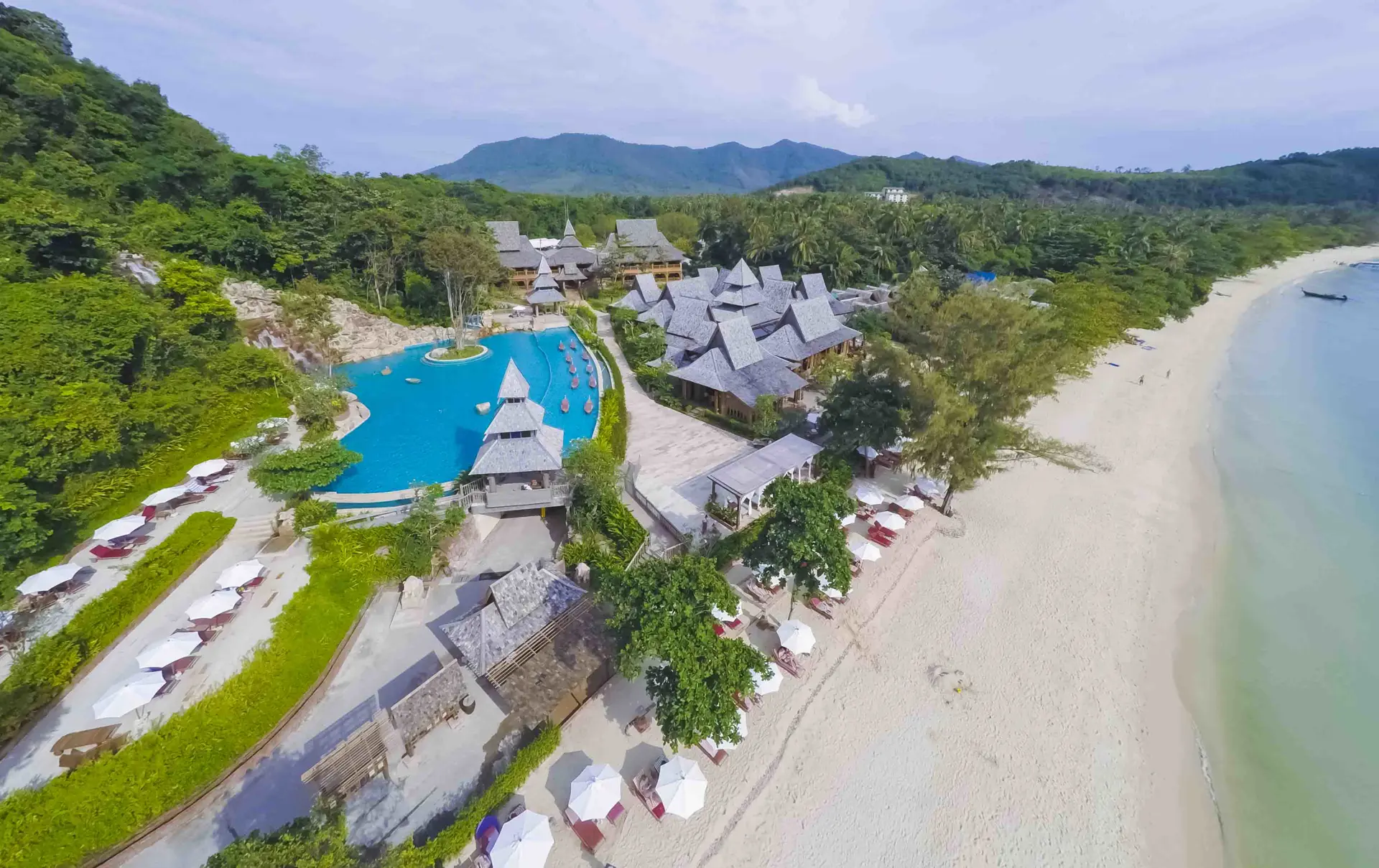 SANTHIYA KOH YAO YAI - Resortet set fra luften, Check Point Travel