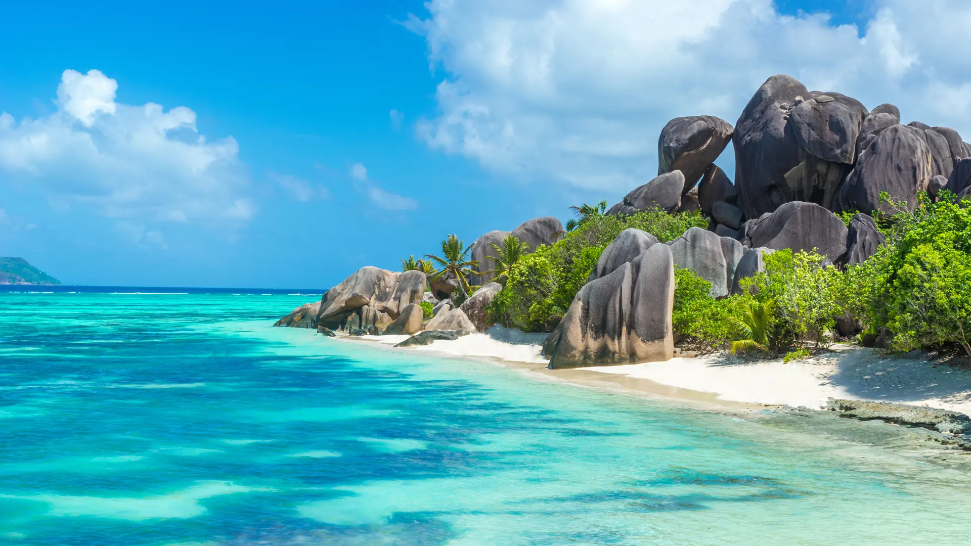 PARADISSTRANDE - Strandene på Seychellerne er meget smukke - her på øen La Digue.