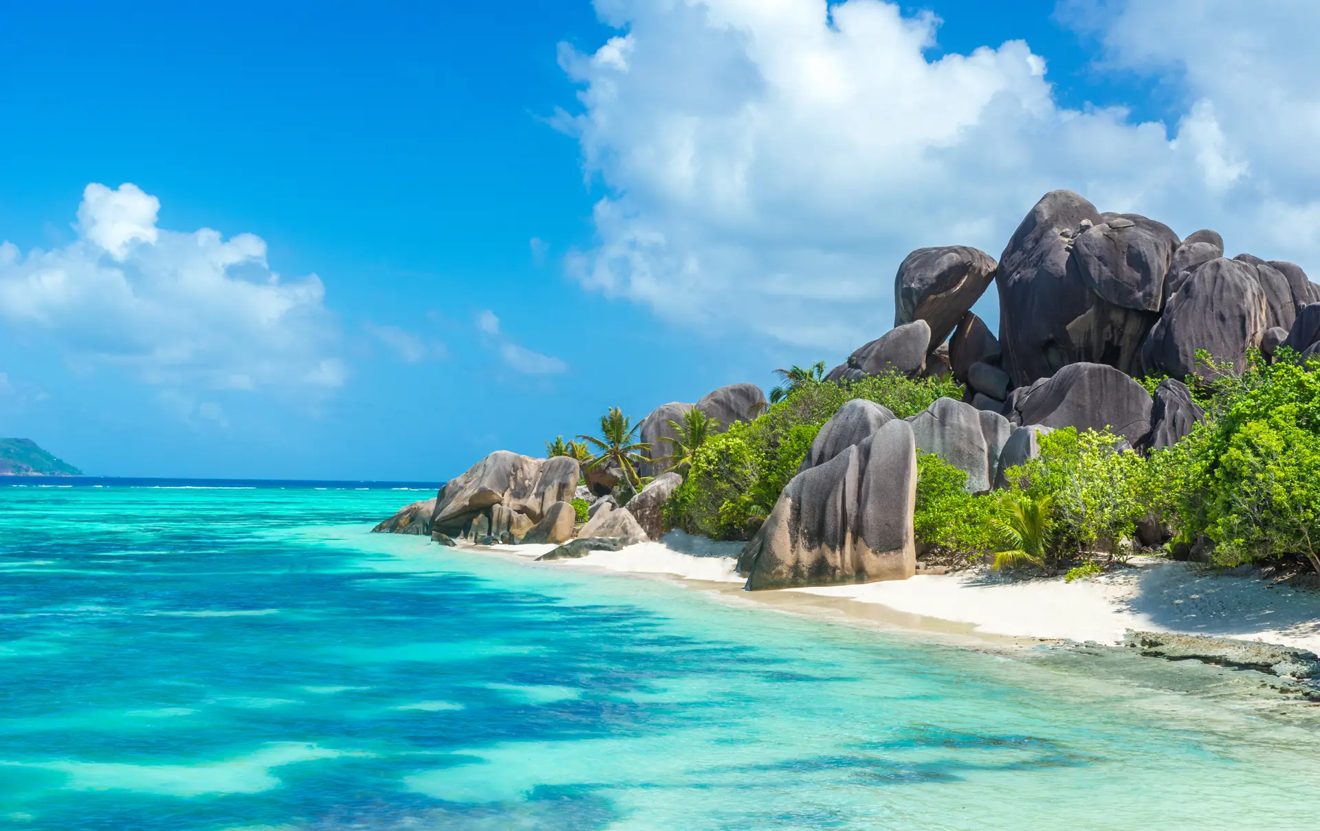 PARADISSTRANDE - Strandene på Seychellerne er meget smukke - her på øen La Digue.
