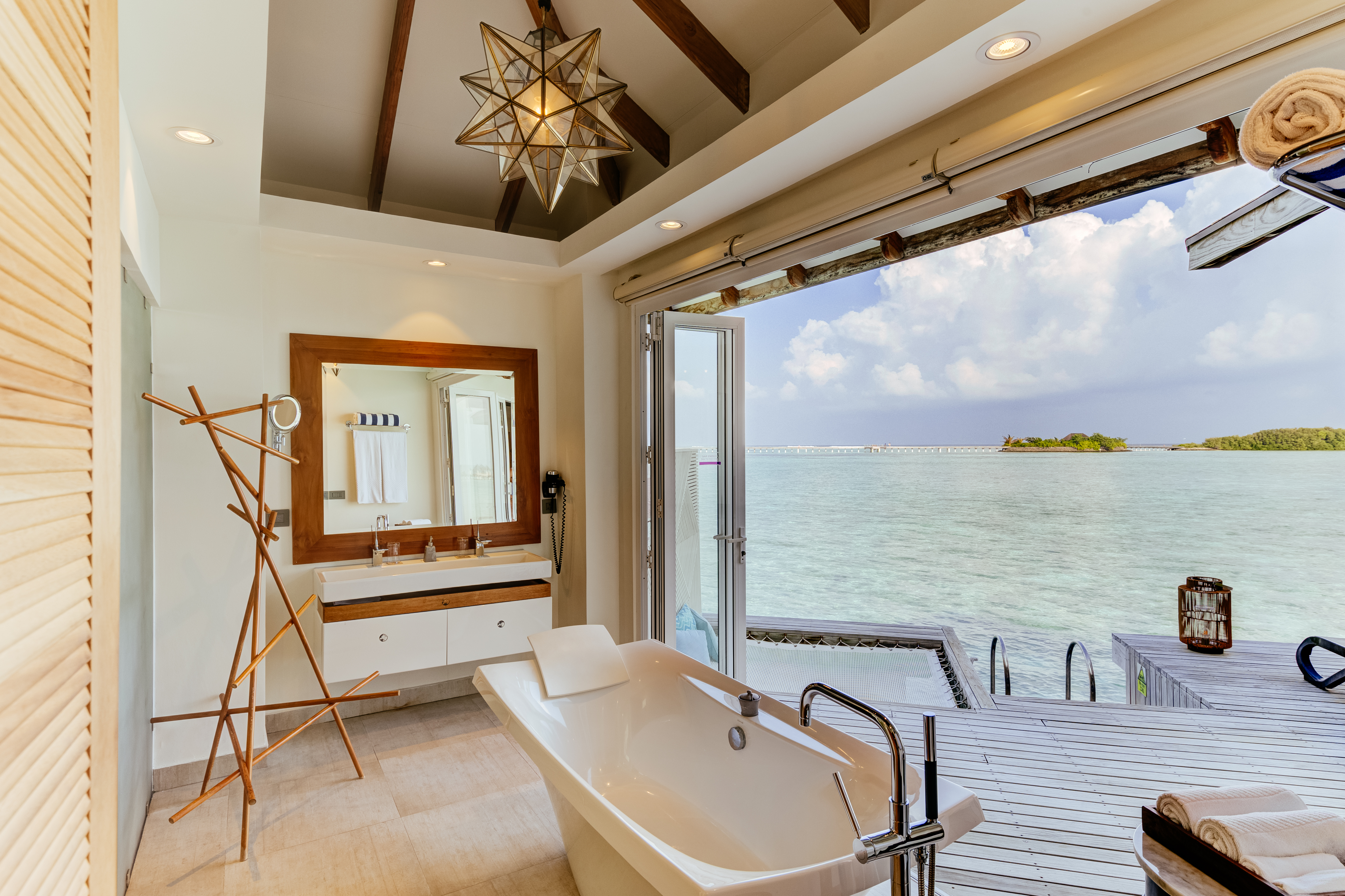 Over Water Suite Bathroom Area