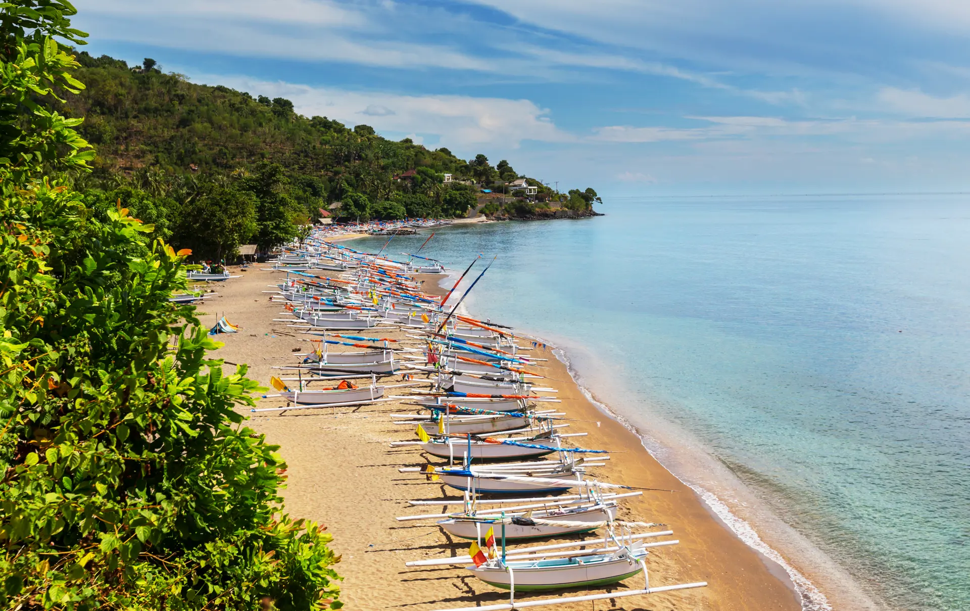 Amed Beach Fiskerbåde