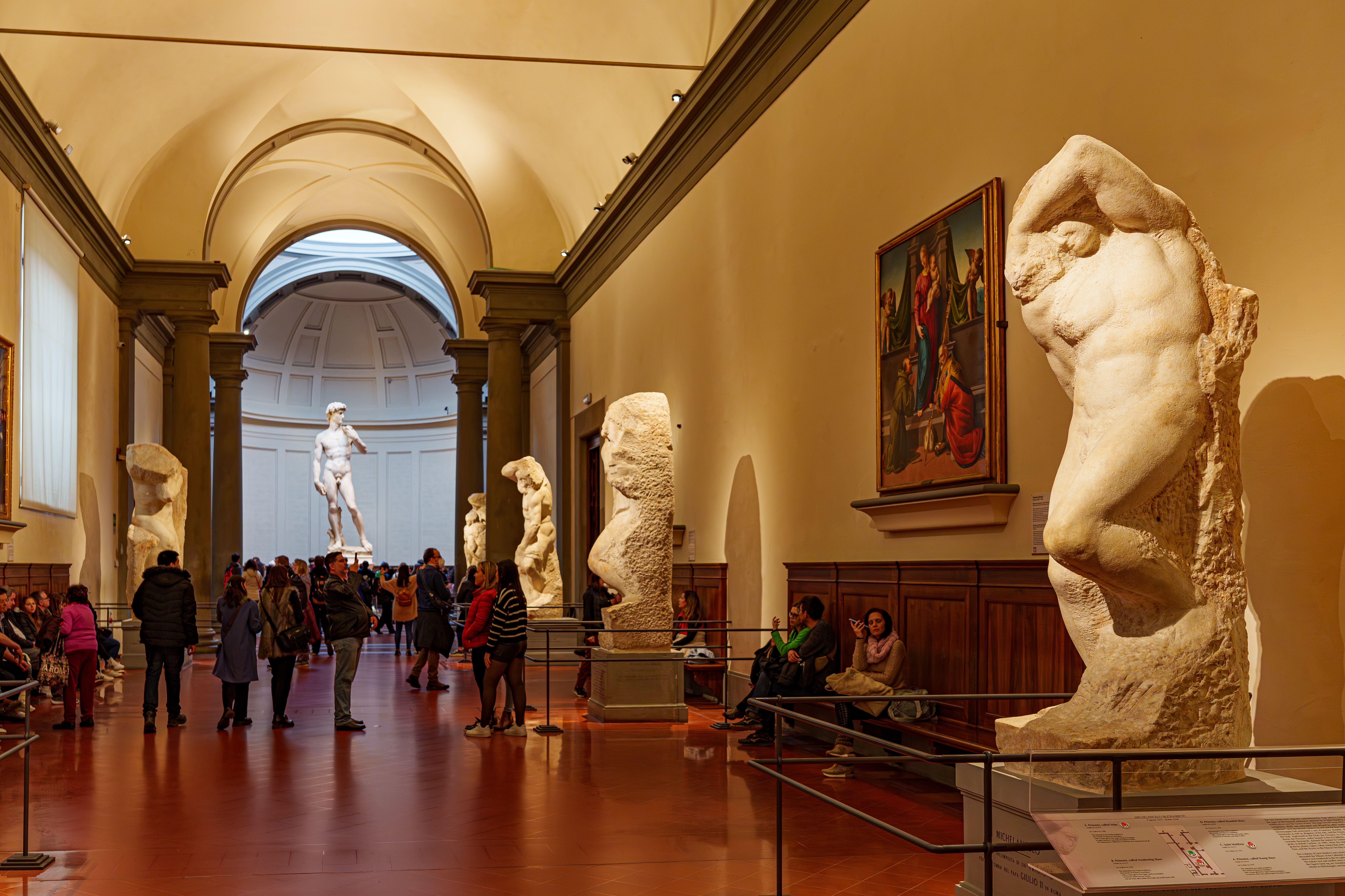 Shutterstock 2566843875 Florence, Italy, 5. Januar 2024 Accademia Gallery Museum.