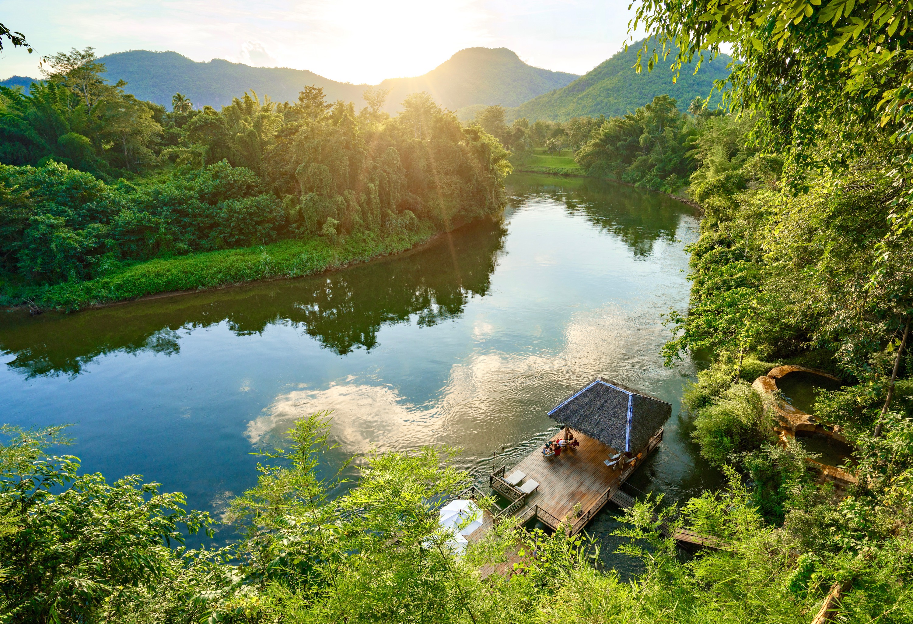 Hintok Camp River Kwai Resort Kanchanaburi หินตก ที่พัก กาญ2