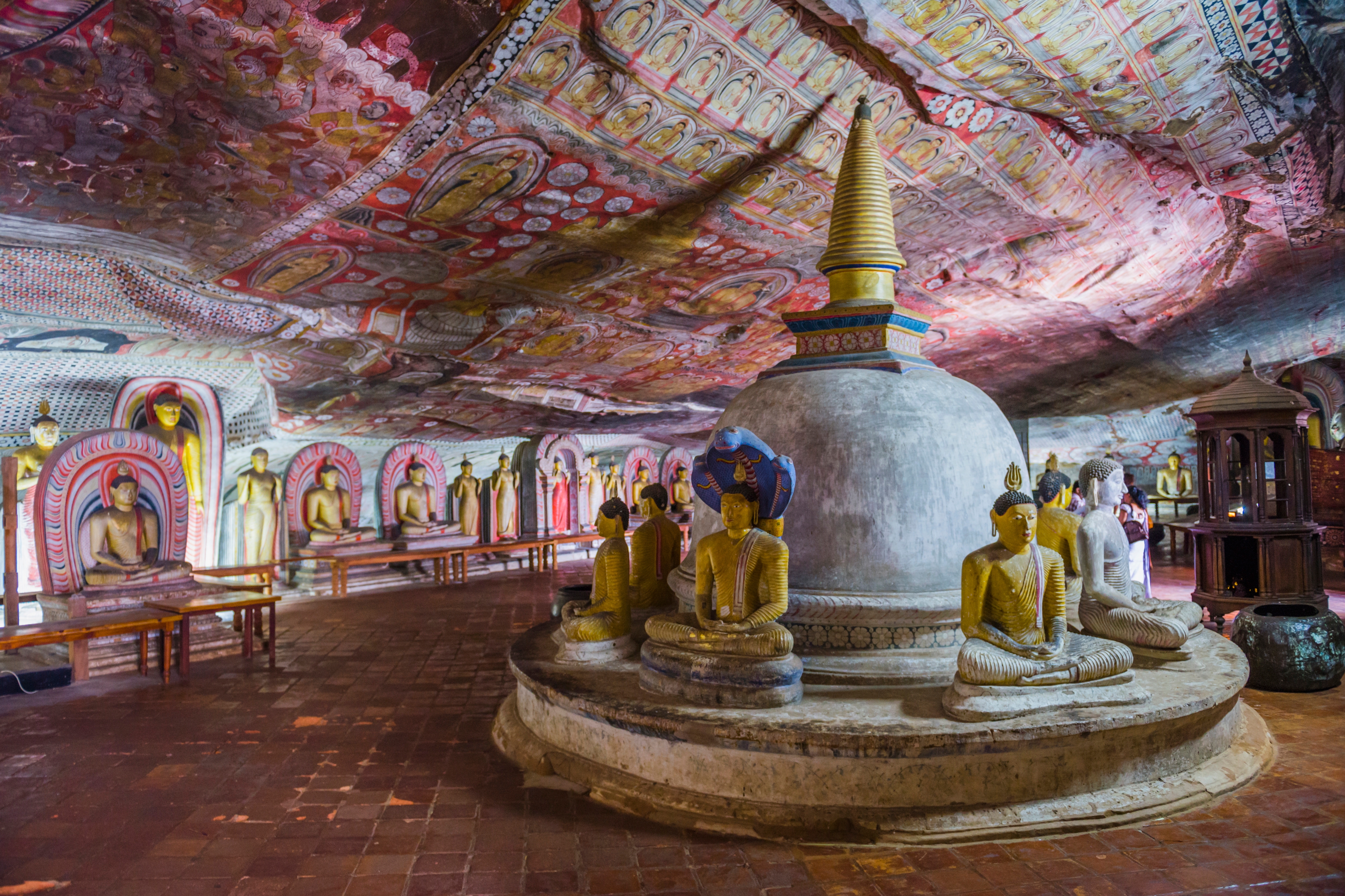 Shutterstock 2448650851 (Cave 2 (Cave Of The Great Kings), Dambulla Cave Temples, UNESCO World Heritage Site, Central Province, Sri Lanka, Asia)