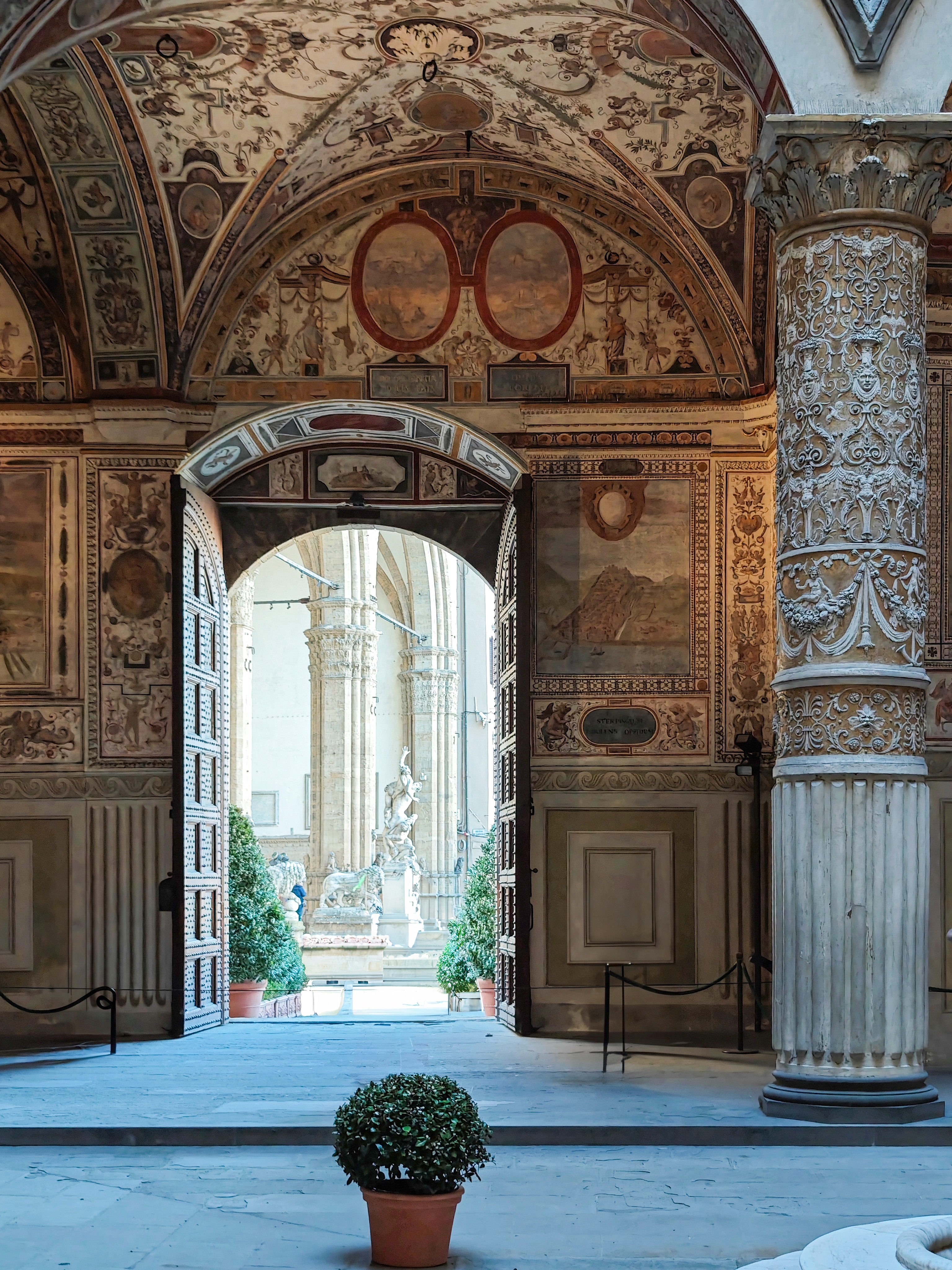 Shutterstock 2578484501 FIRENZE, ITALIEN 05. DECEMBER 2024 Palazzo Vecchio I Byen Firenze, Toscana Regionen, Italien