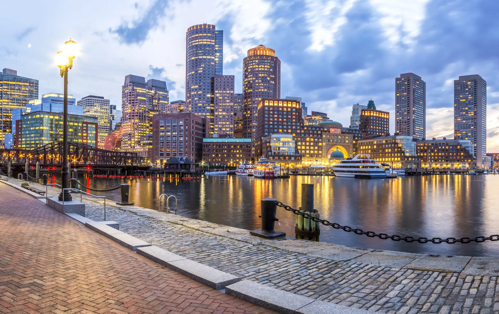 Shutterstock 305224904 Panoramaudsigt Over Boston I Massachusetts, USA Ved Solnedgang Fremviser Den Historiske Arkitektur Af Back Bay I Sommeren.
