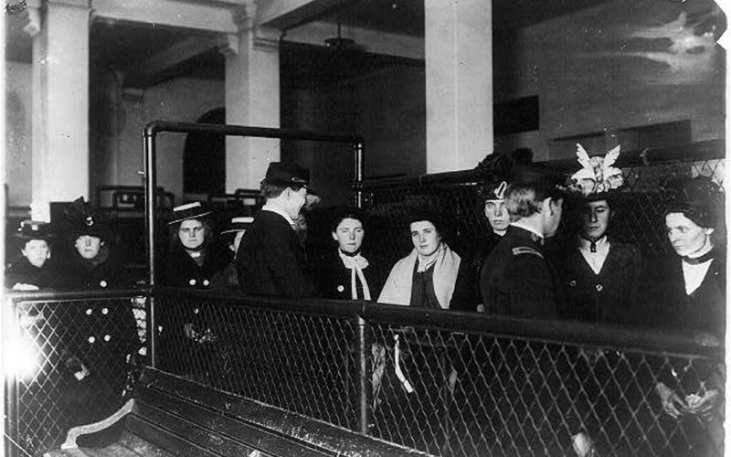 Immigranter På Ellis Island
