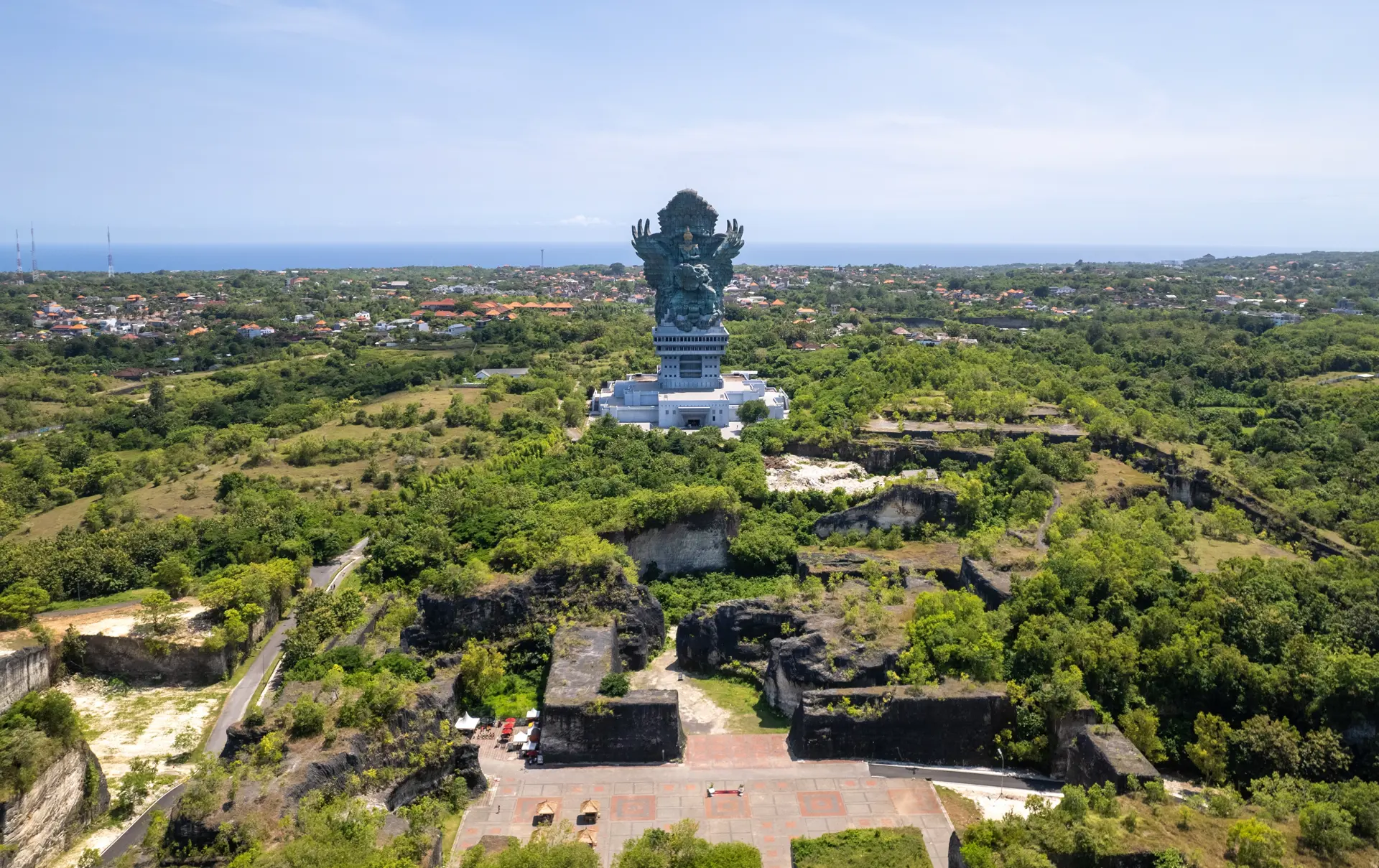 Shutterstock 2378469459 (Aerial View Of Garuda Wisnu Kencana Cultural Park On Sunny Day. Bali, Indonesia.)