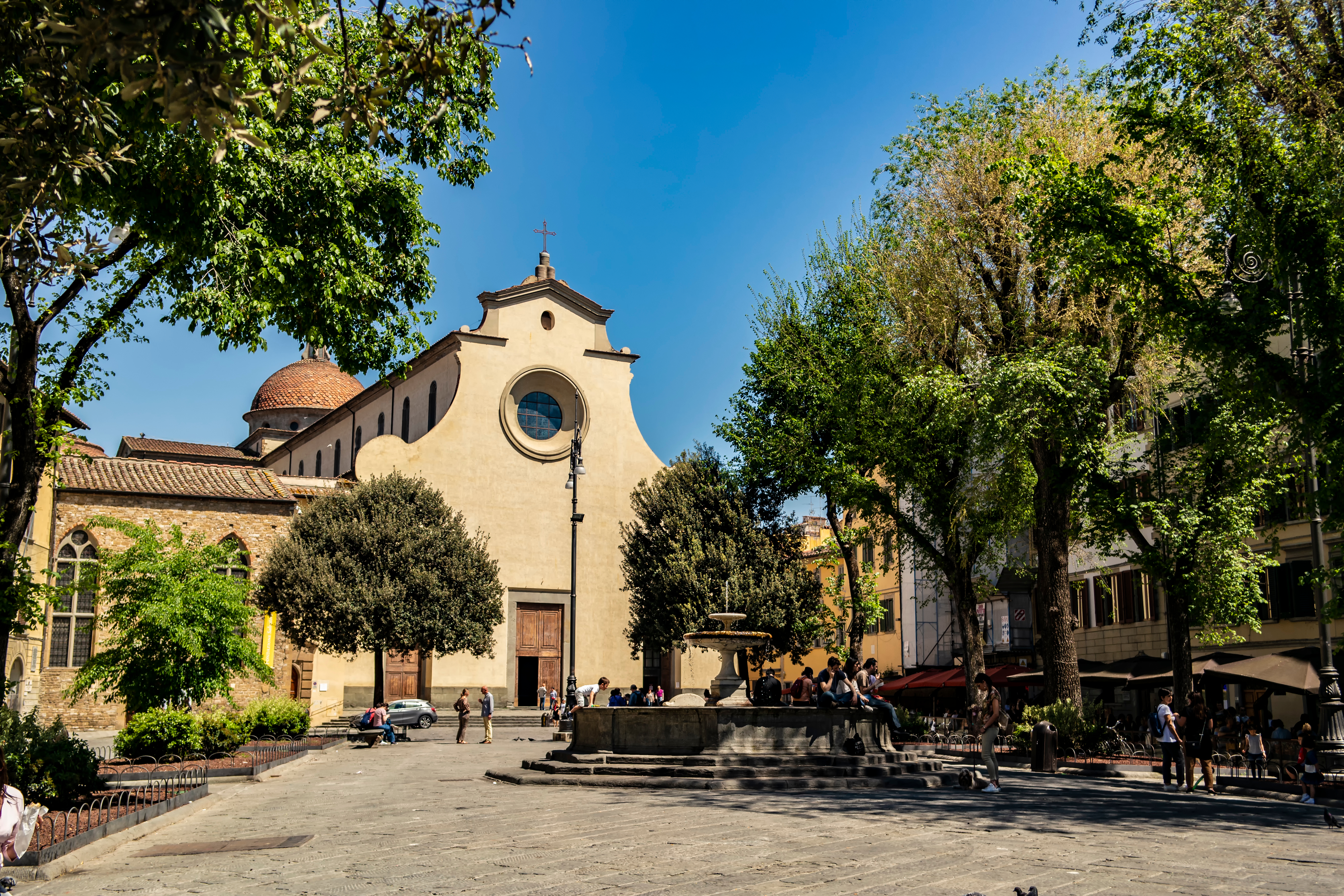 Shutterstock 1085534852 Facade View Of The Santo Spirito Church In Florence. 22 April 2018 Florence, Tuscany Italy