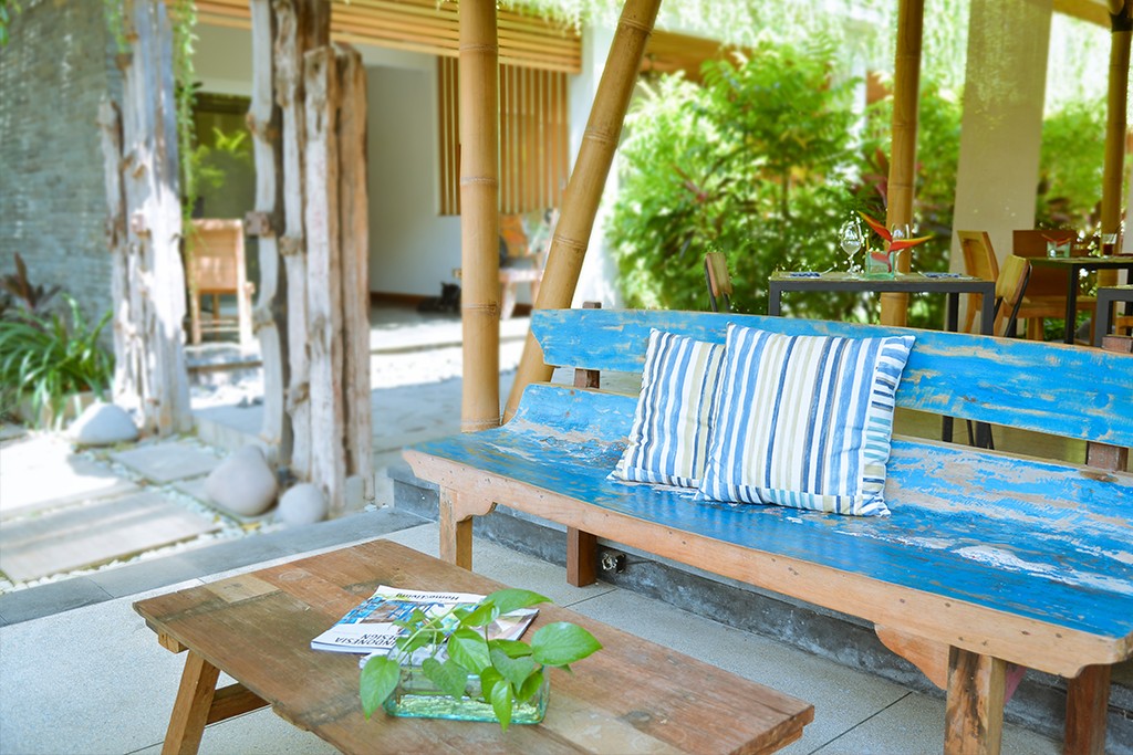 The Open House Jimbaran Bali Indgangen Til Hotellet