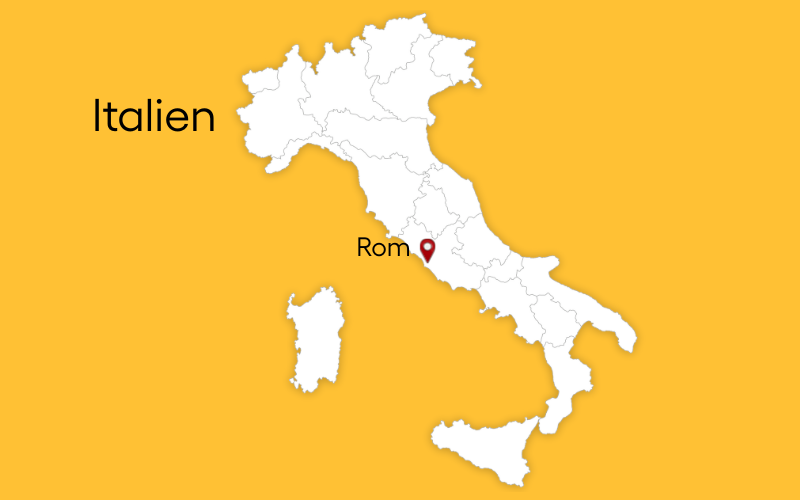 Italien Kort Med Rom (1)