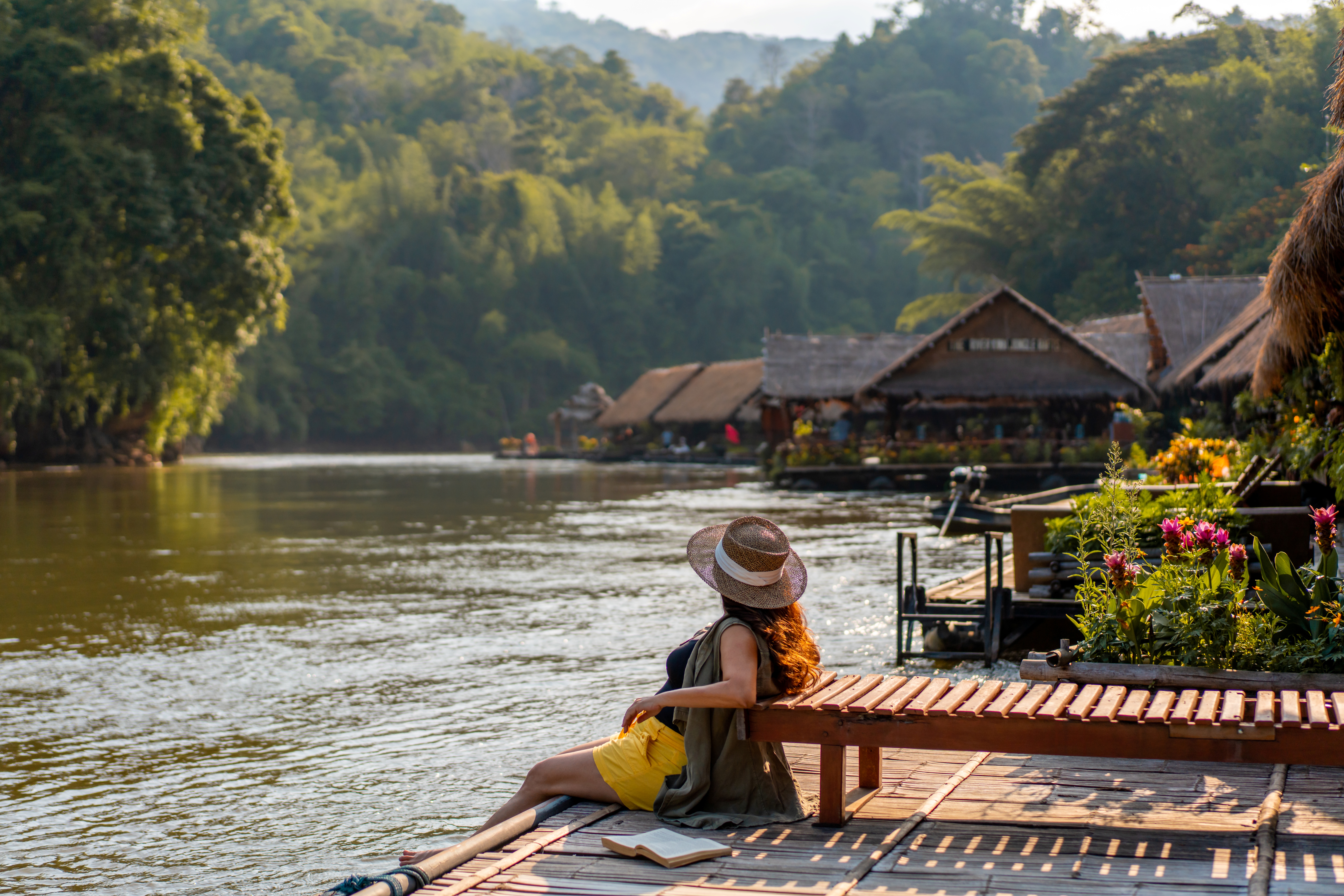 Hintok Camp River Kwai Resort Kanchanaburi หินตก ที่พัก กาญ15