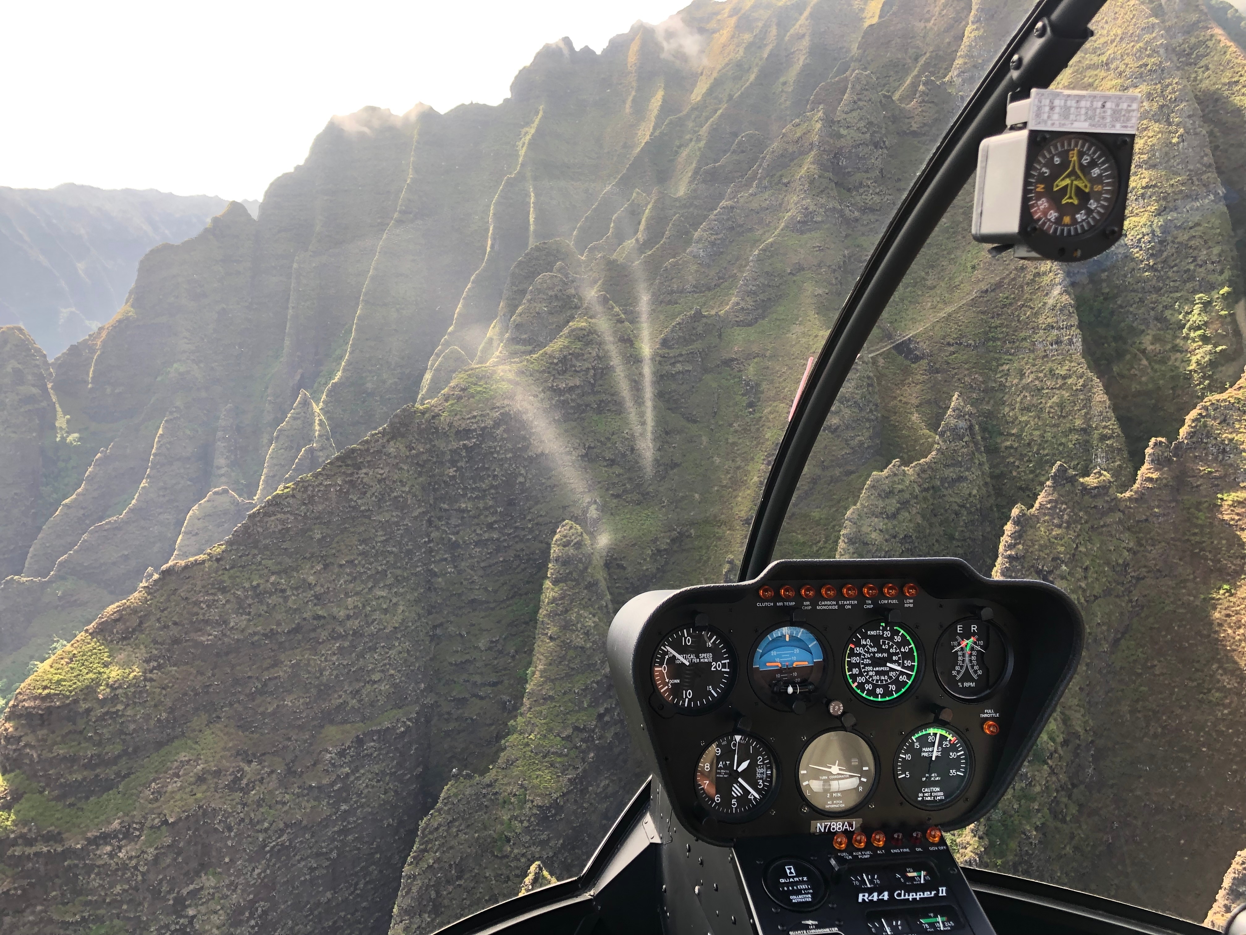 Na Pali Kysten Med Helikopter