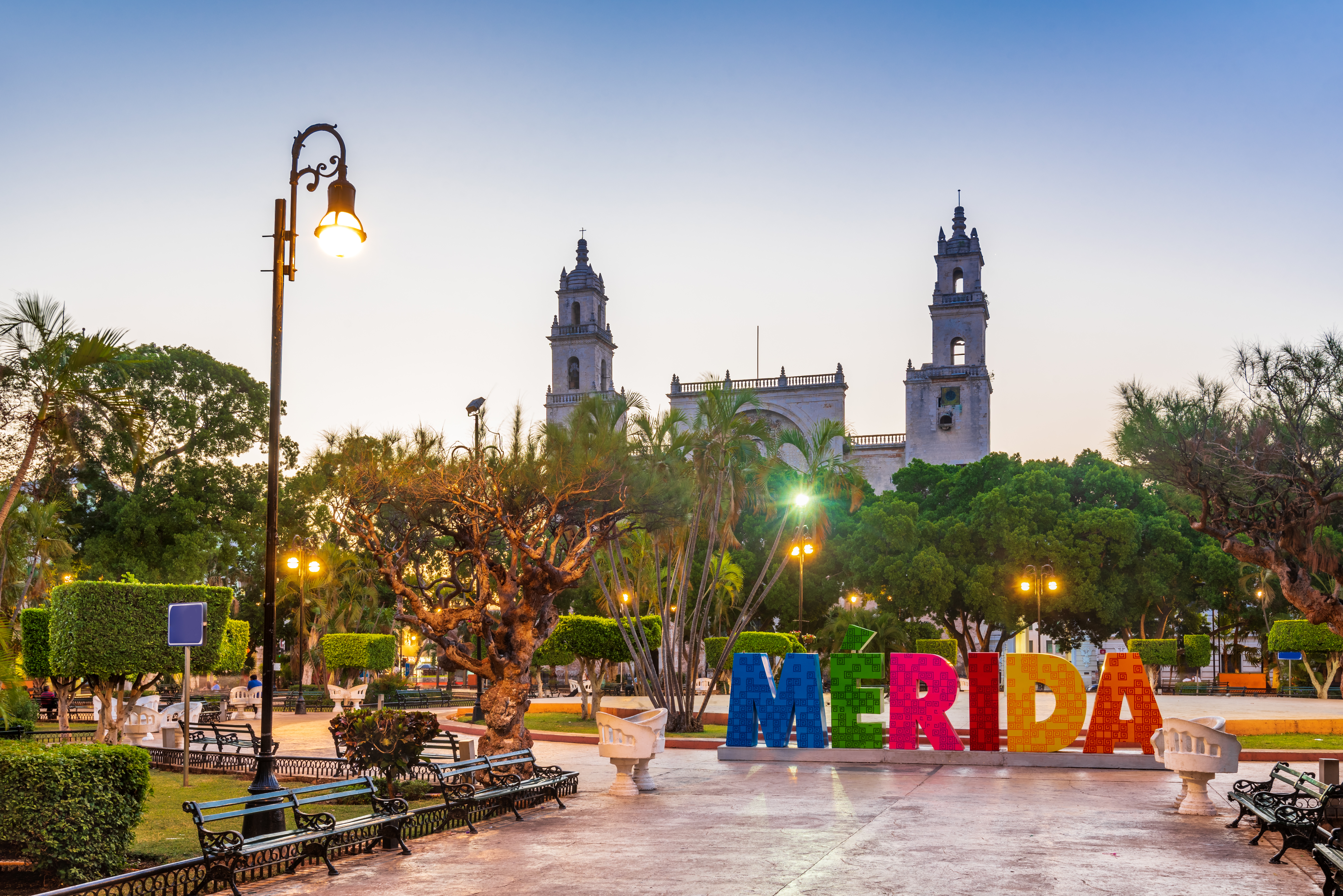 Shutterstock 1470124229 (Merida, Mexico. San Ildefonso Cathedral In Colonial City Of Yucatan Peninsula.)