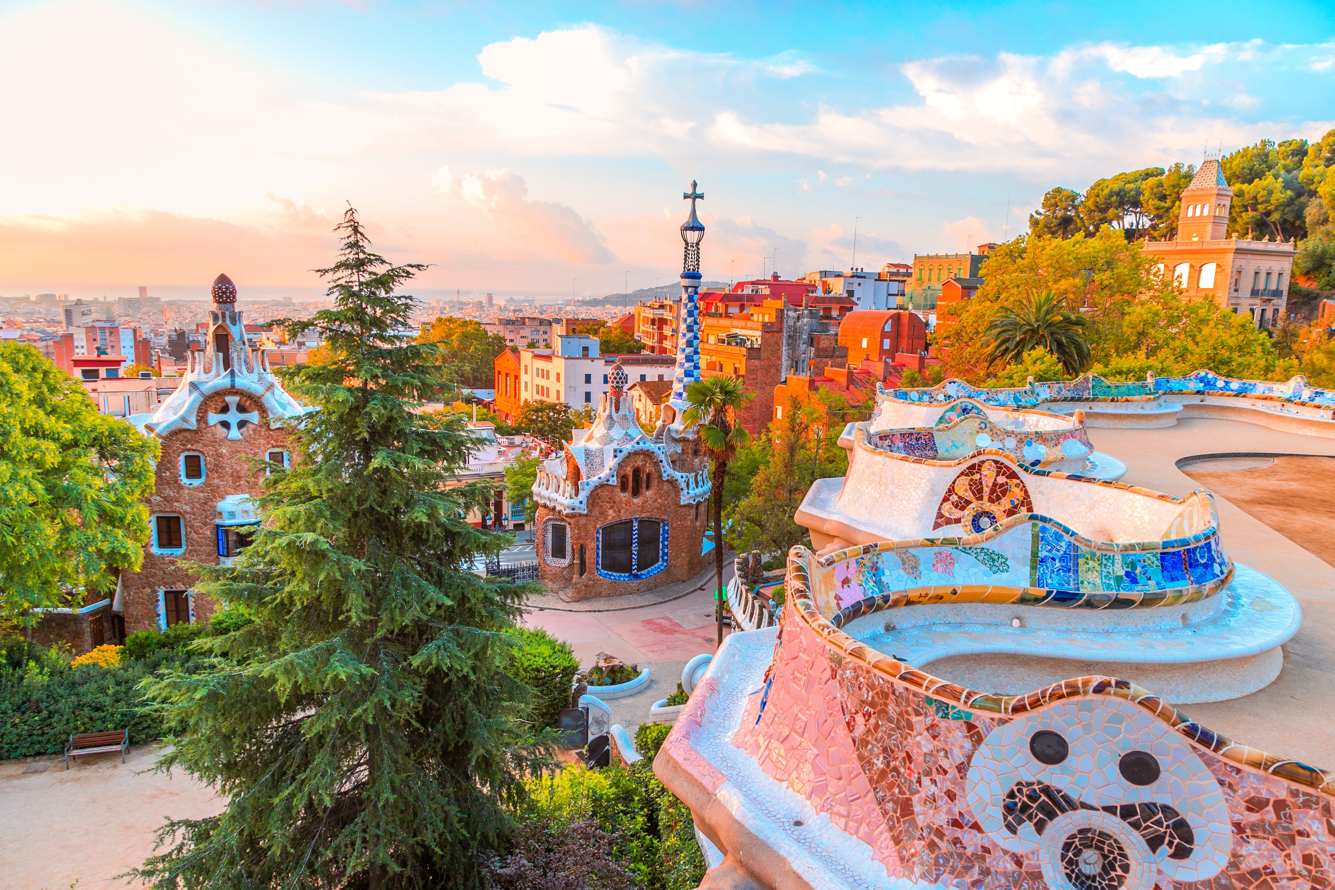 Gaudis mesterværk: Park Güell i Barcelona