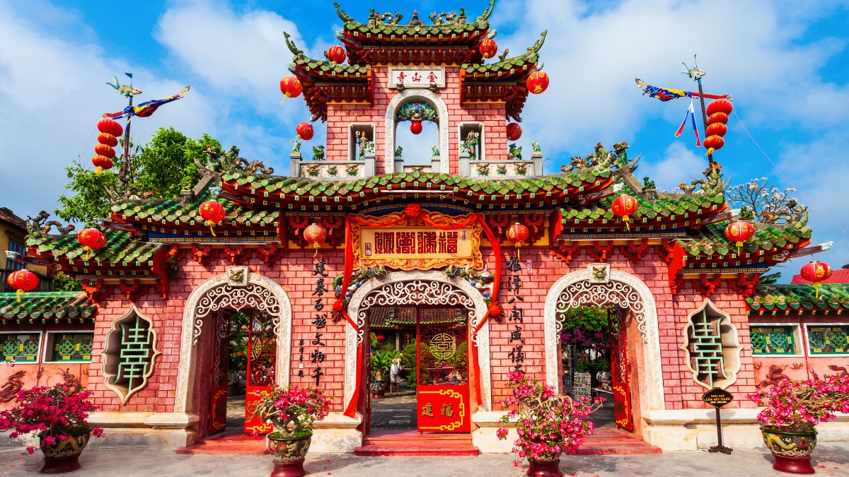 Phuc Kien Forsamlingshal I Hoi An Vietnam