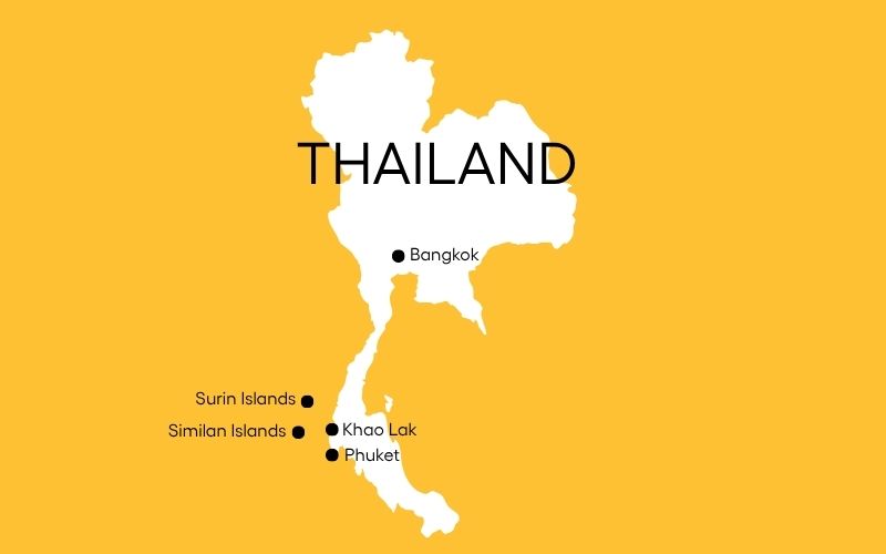 Similand Islands Placering På Kort