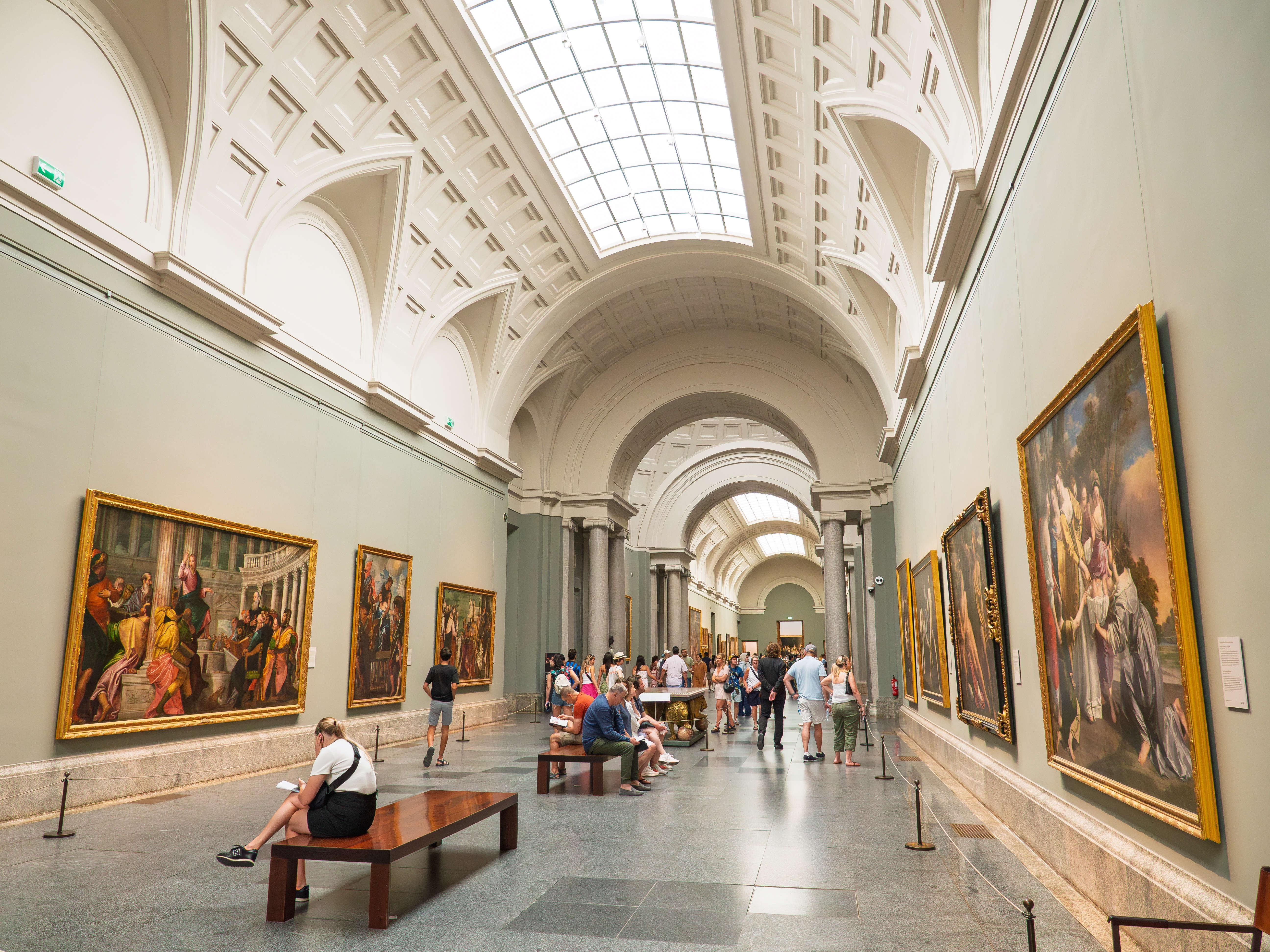 Shutterstock 2533082087 Madrid, Spanien 4. August 2024 Inde I Kunstgalleriet Og Museet Museo Del Prado
