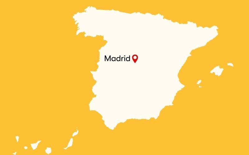 Madrid Kort