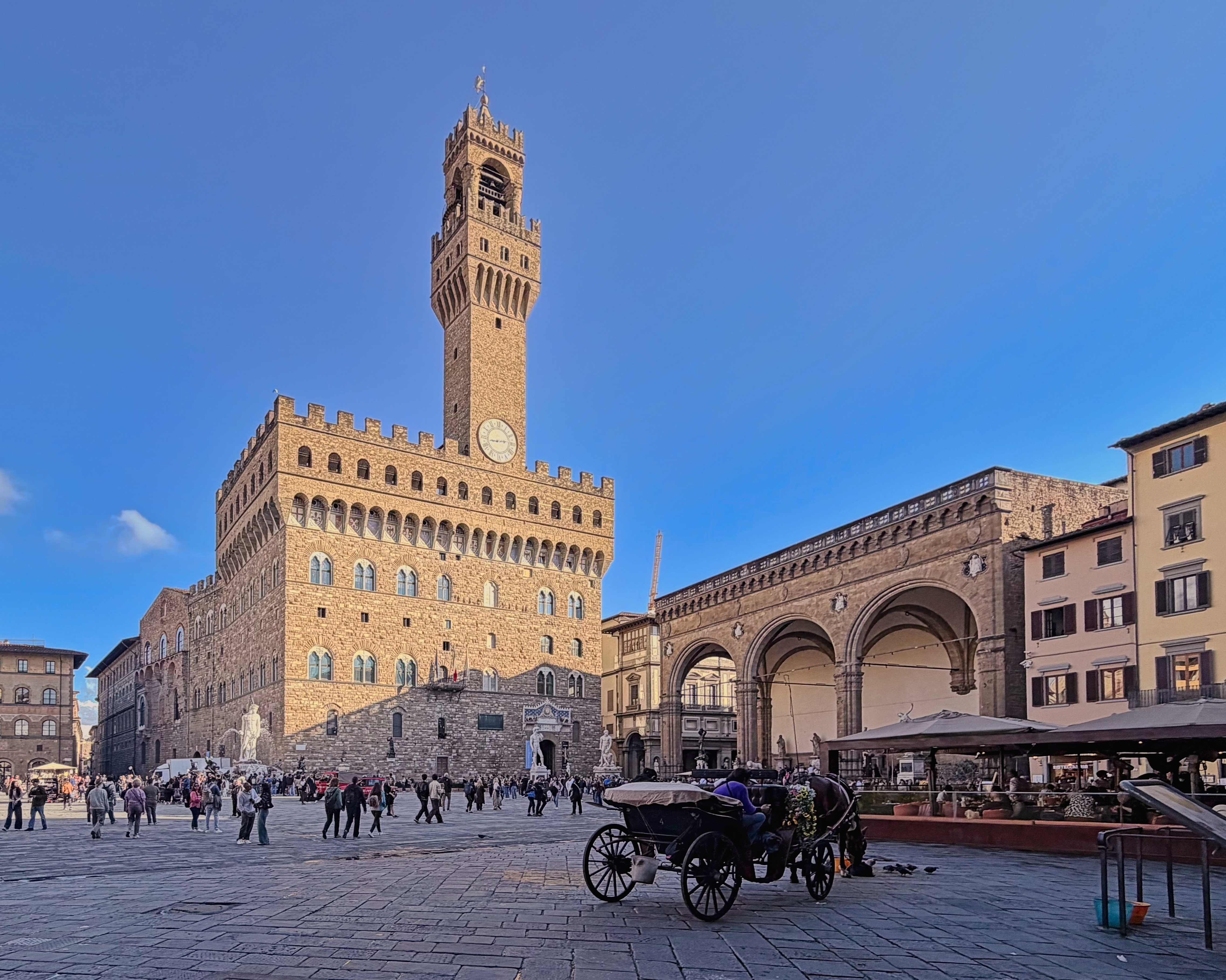 Shutterstock 2701565031 Palazzo Vecchio På Piazza Della Signoria. Florence, Italien, 31. Oktober 2025