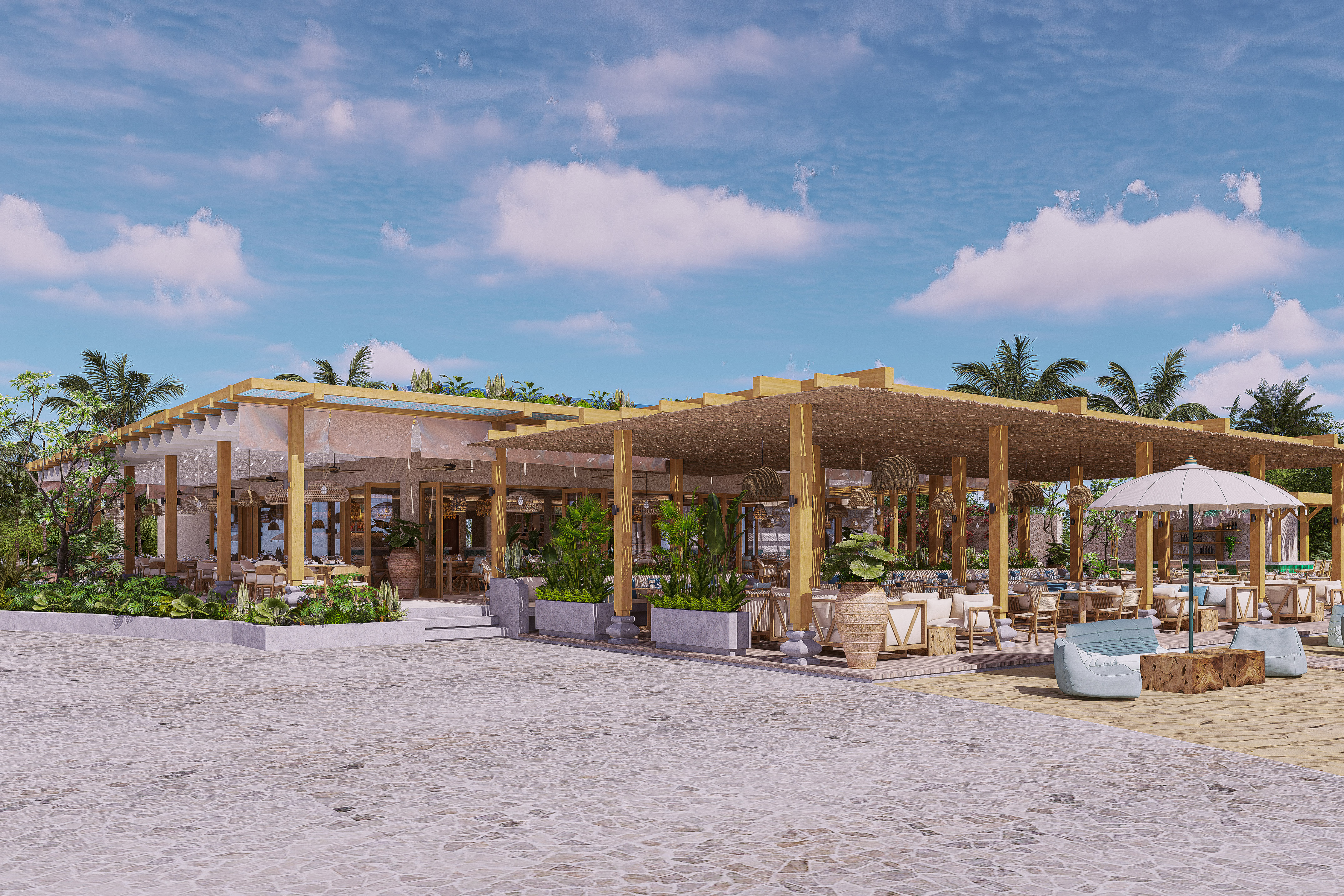 KANNA Beach Restaurant Outdoor