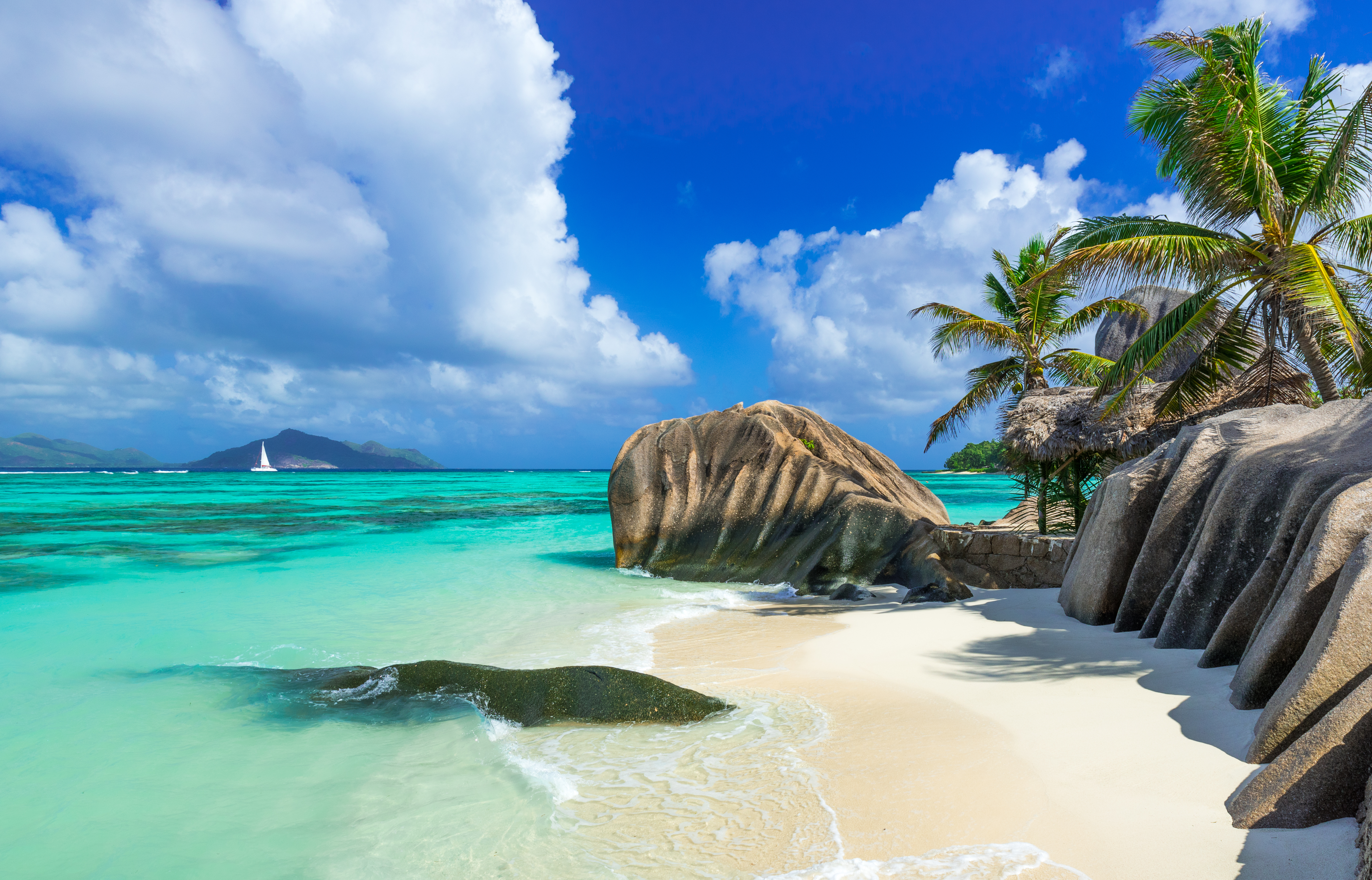 Shutterstock 298384343 Paradise Beach Of Seychelles La Digue Anse Source D'argent