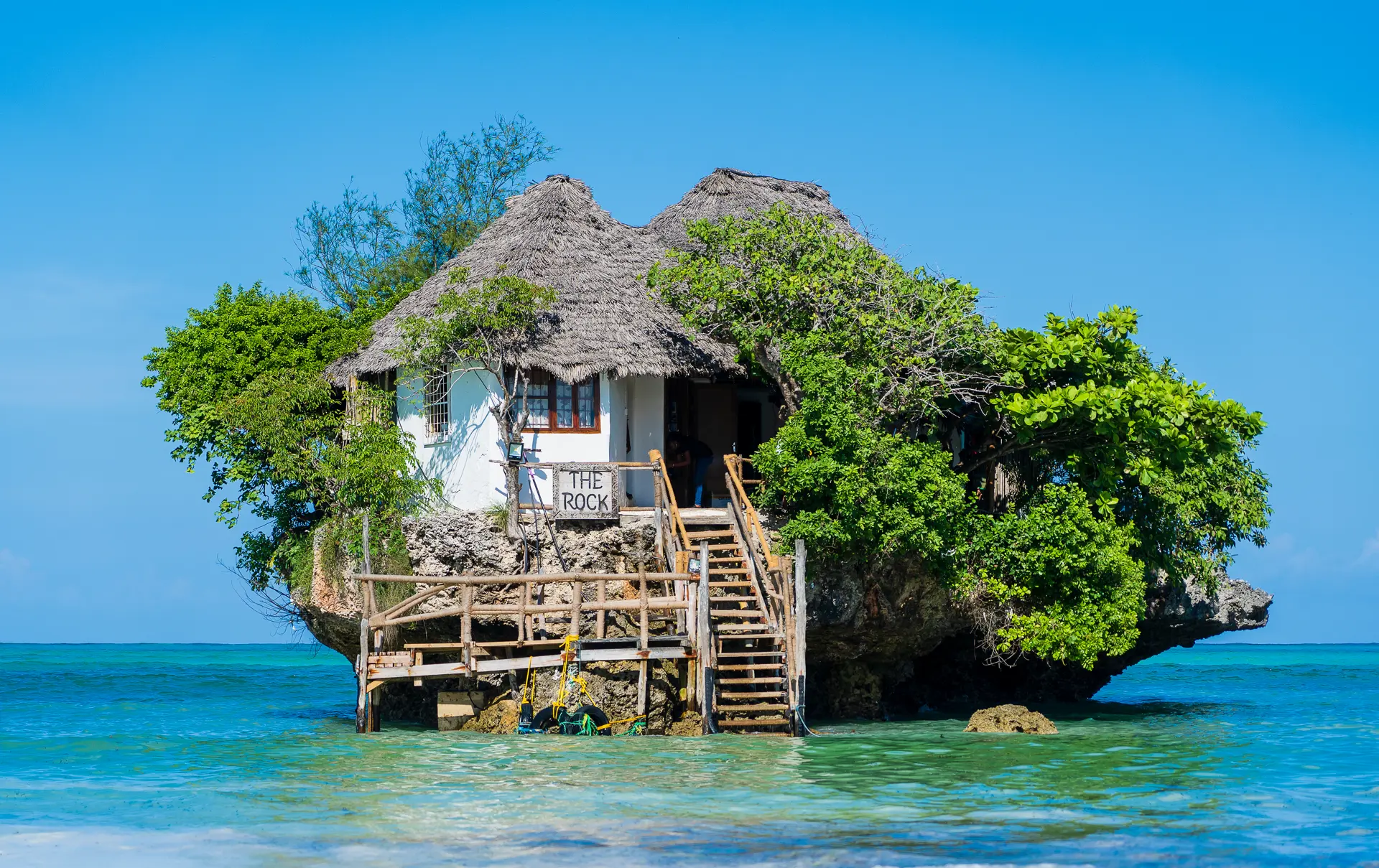 Shutterstock 1585860631 Zanzibar, Tanzania December 11, 2019 The Rock Restaurant On High Tide On The Island Of Zanzibar, Tanzania, East Africa