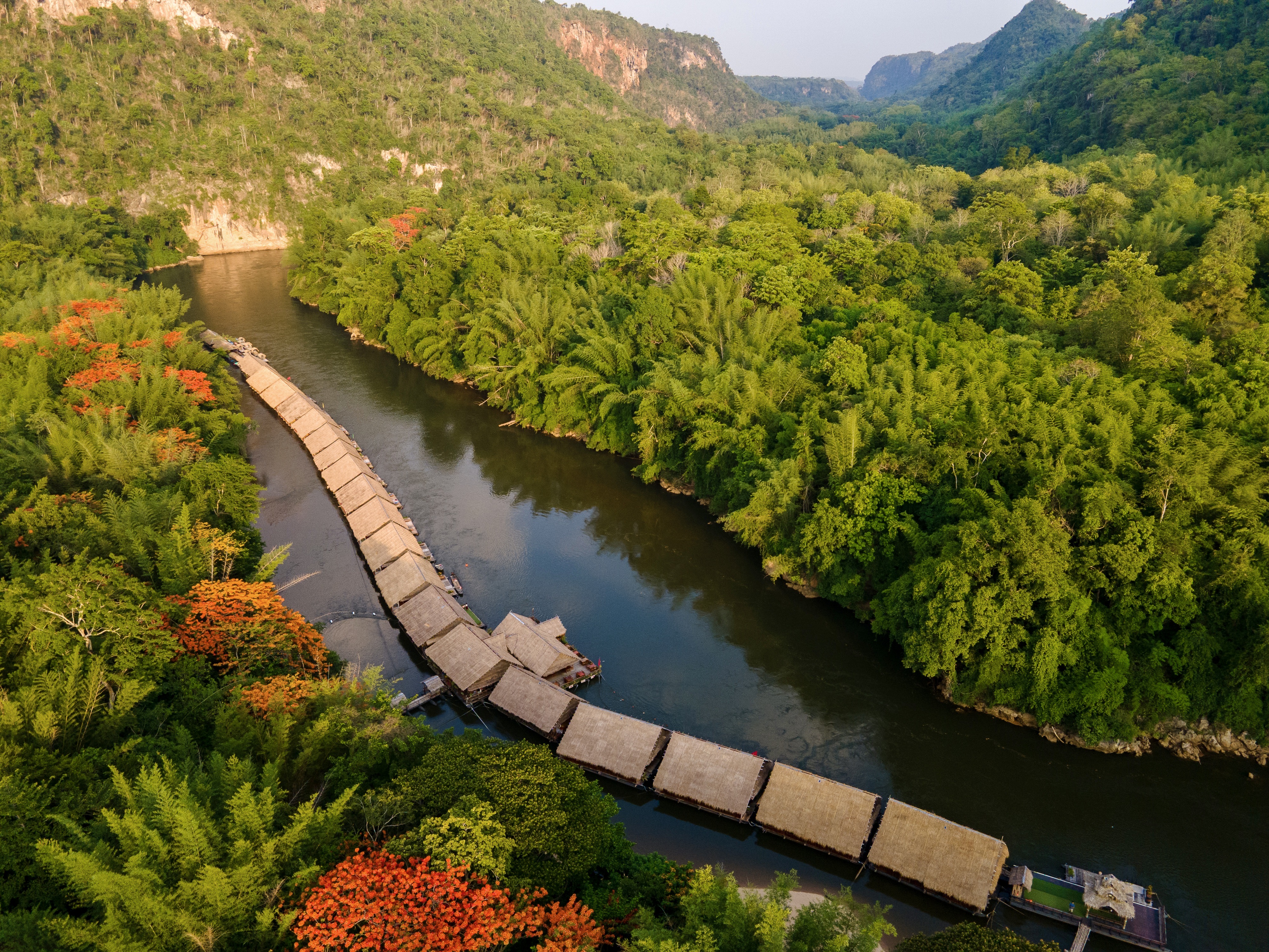 Hintok Camp River Kwai Resort Kanchanaburi หินตก ที่พัก กาญ4