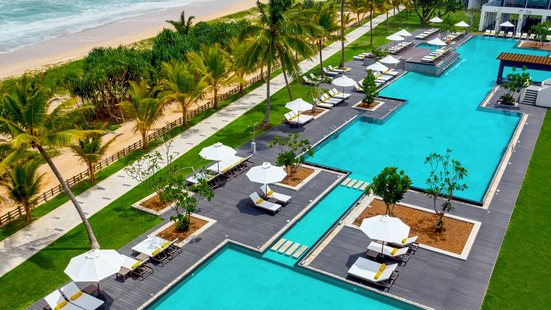 NH Bentota Ceysands Resort Swimming Pool Aerial(1)