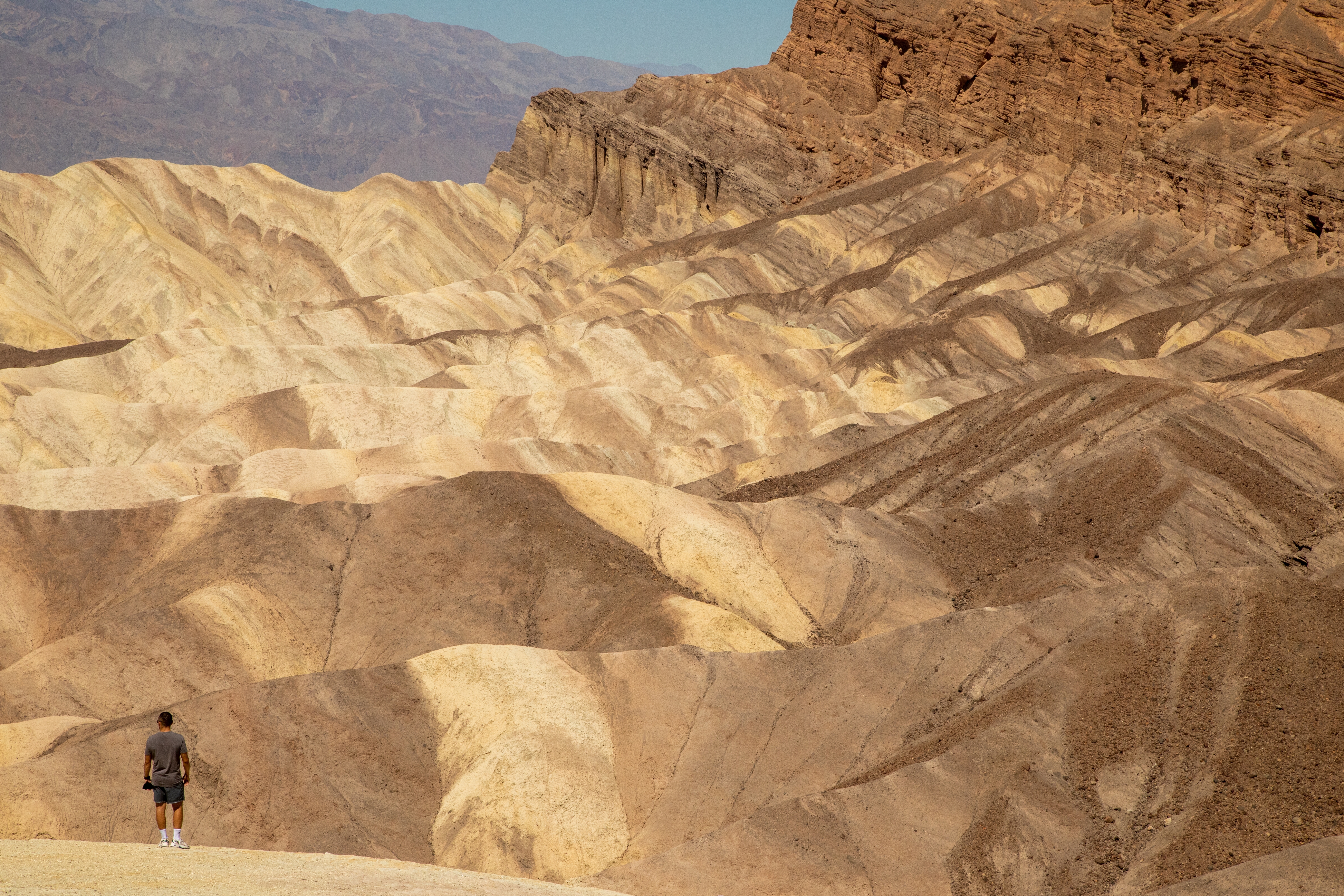 Zabriskie Point i Death Valley, USA 