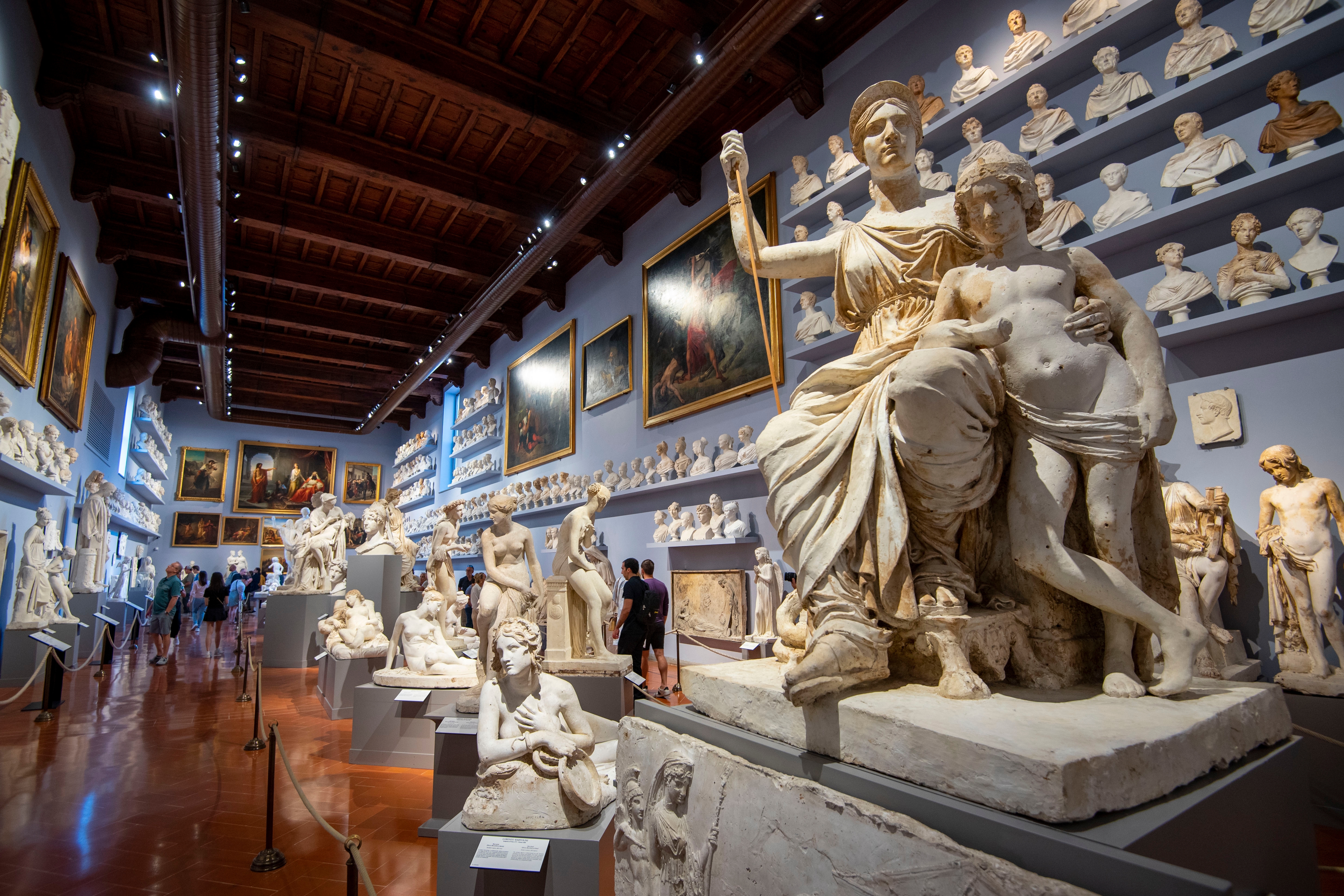 Shutterstock 2432443795 Florence, Italy May 23, 2023 The New Gipsoteca Bartolini Room Inside The Galleria Dell'accademia