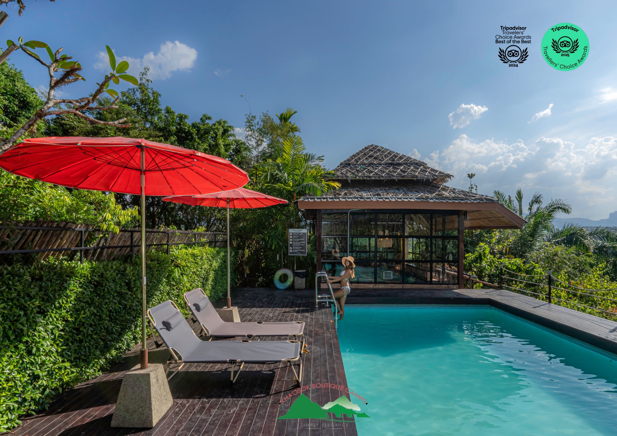 Khao Sok Boutique Camp Pool