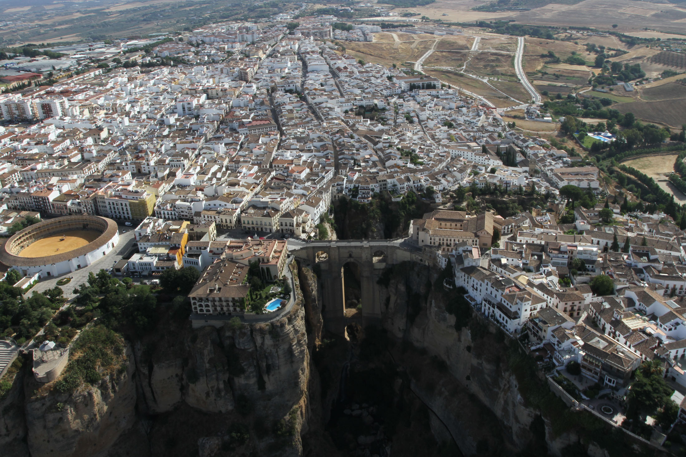 Parador De Ronda 93 Aérea Helicóptero 1