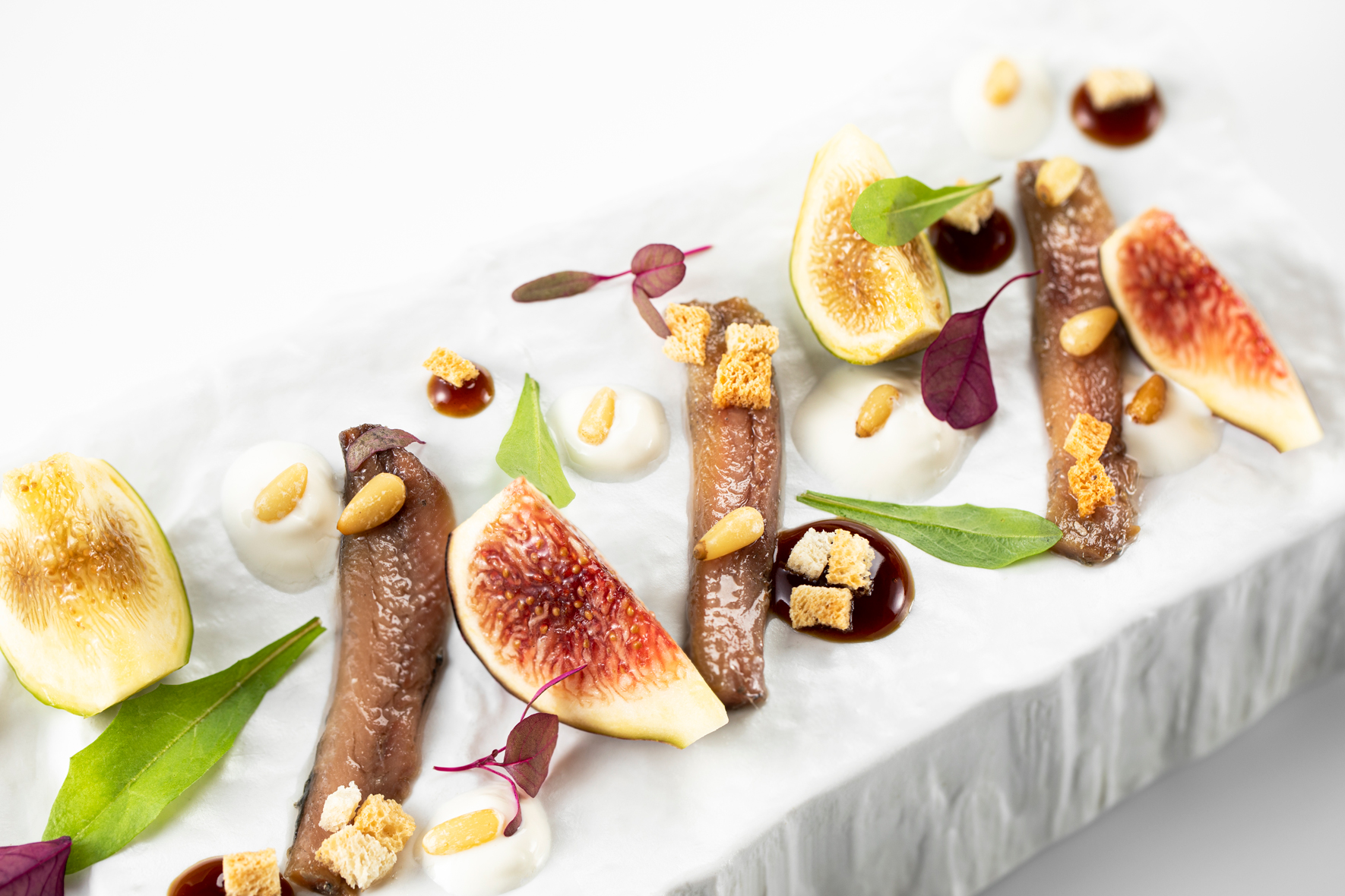 Anchoas Higos Gastronomia Restaurante Hotel Casamar Llafranc Costa Brava