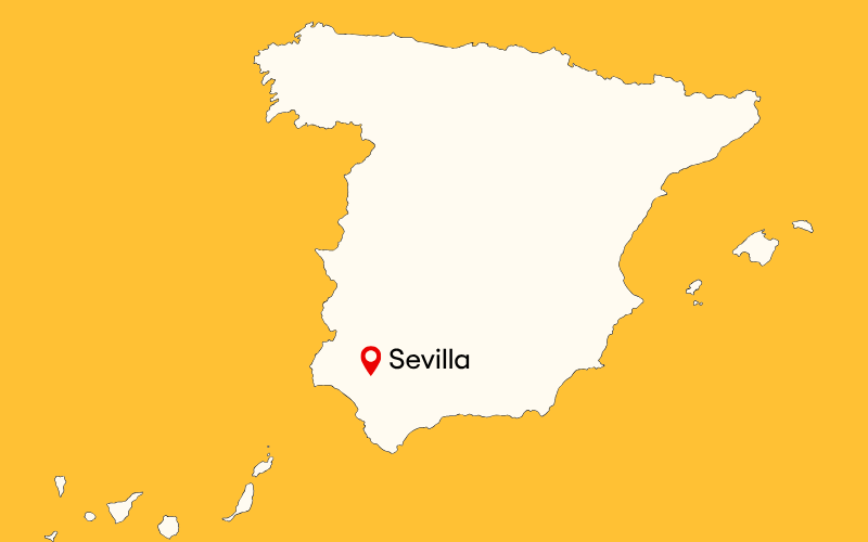 Sevilla Kort