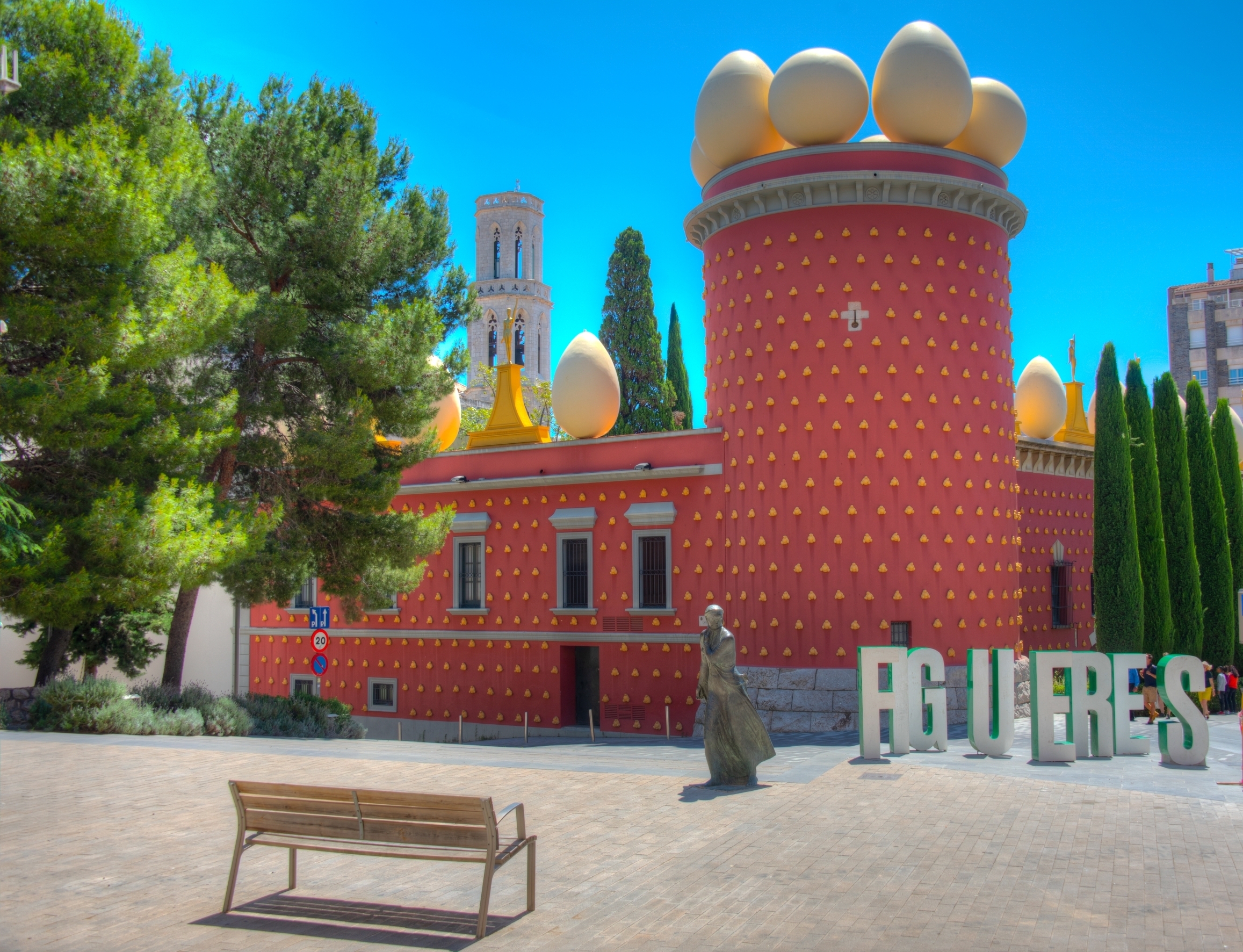 Dali Theatre Museum From The Street Side In Figueres Shutterstock 2395316949