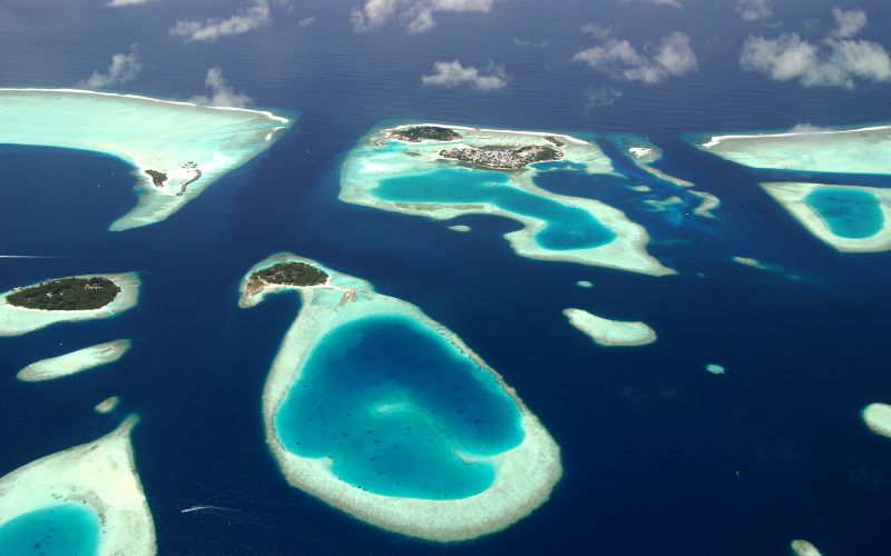 Maldives From The Air