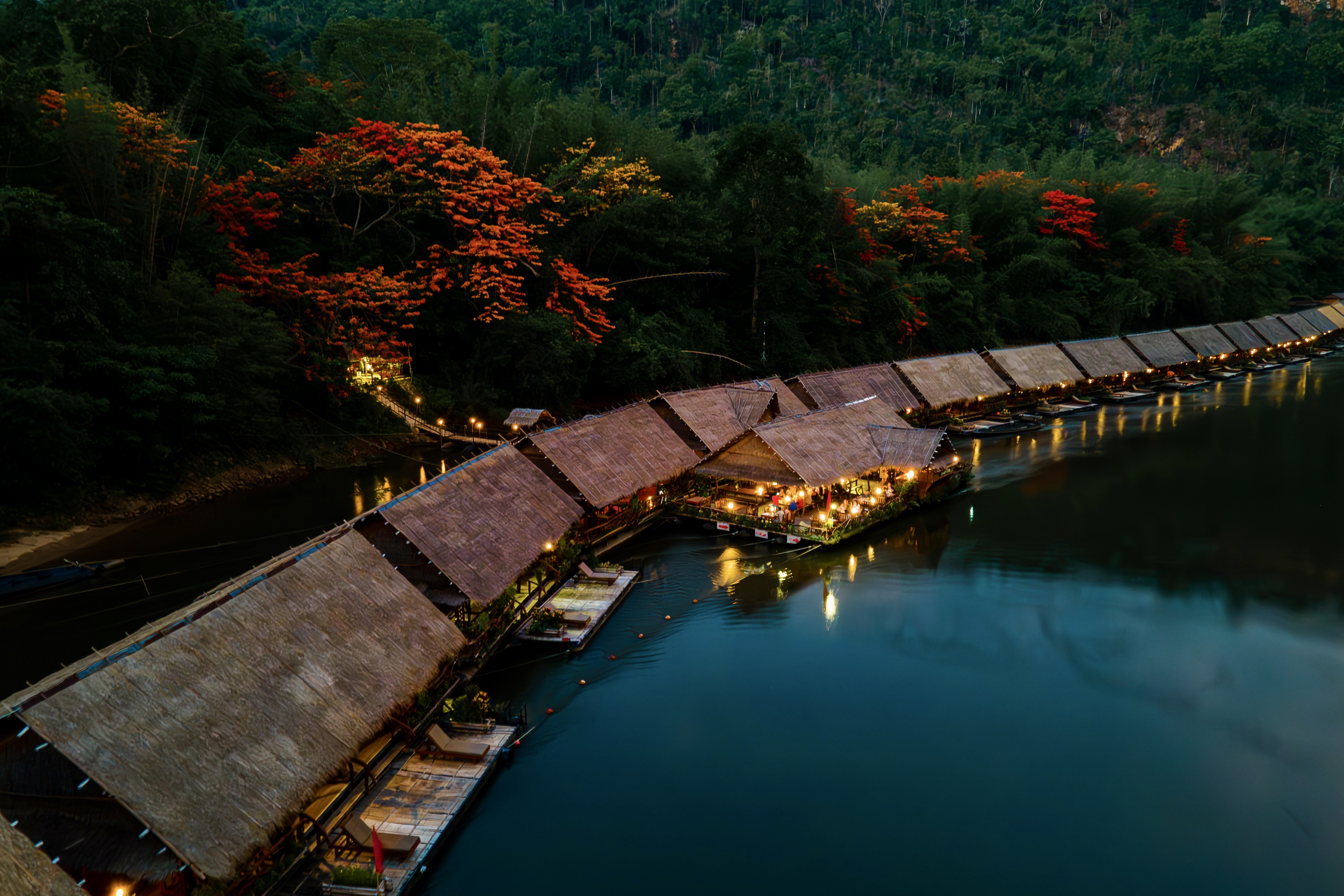 Hintok Camp River Kwai Resort Kanchanaburi หินตก ที่พัก กาญ18