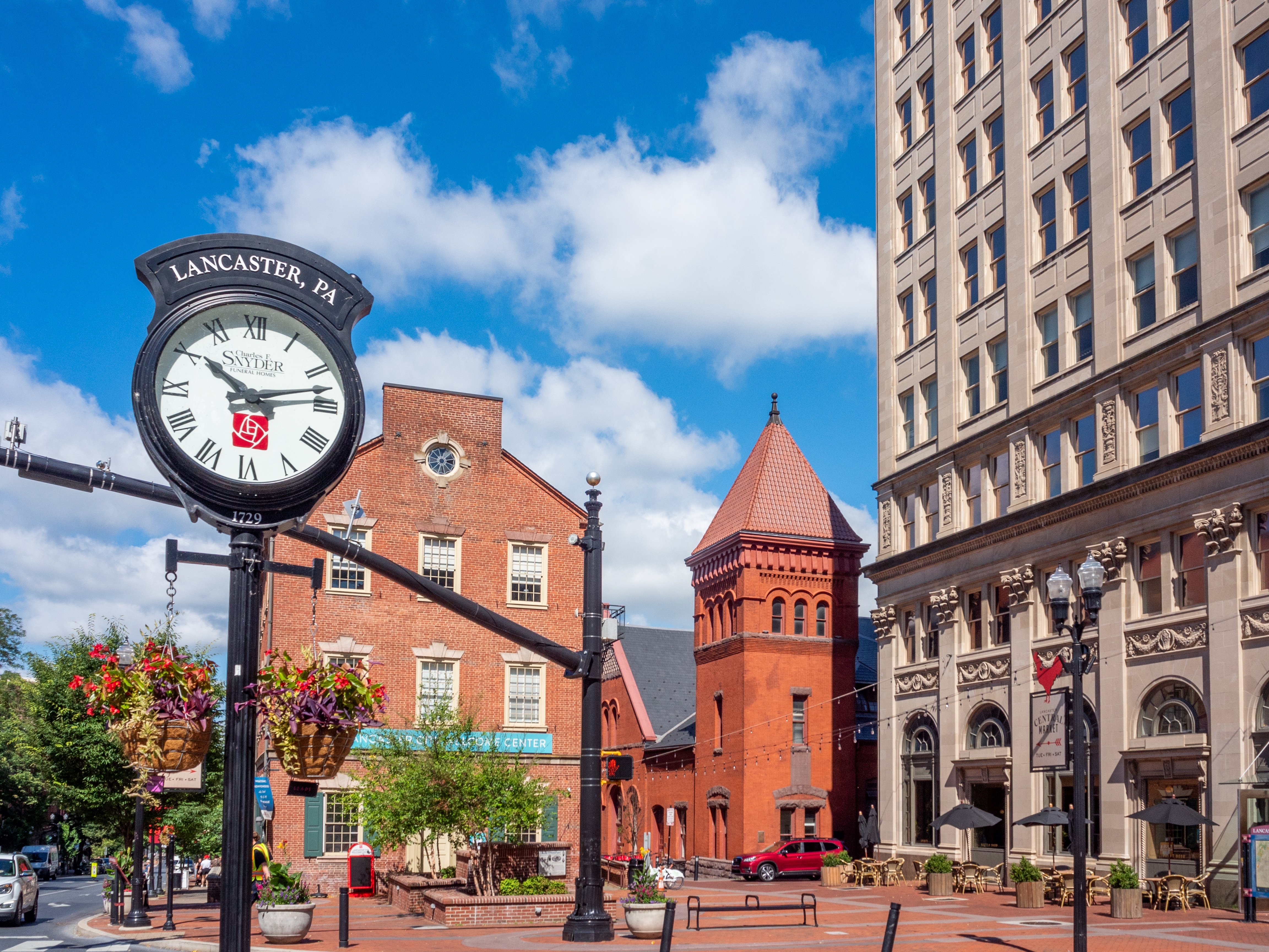 Shutterstock 2485569817 Lancaster, Pennsylvania, USA June 27, 2024 Downtown Historic Lancaster, Pennsylvania