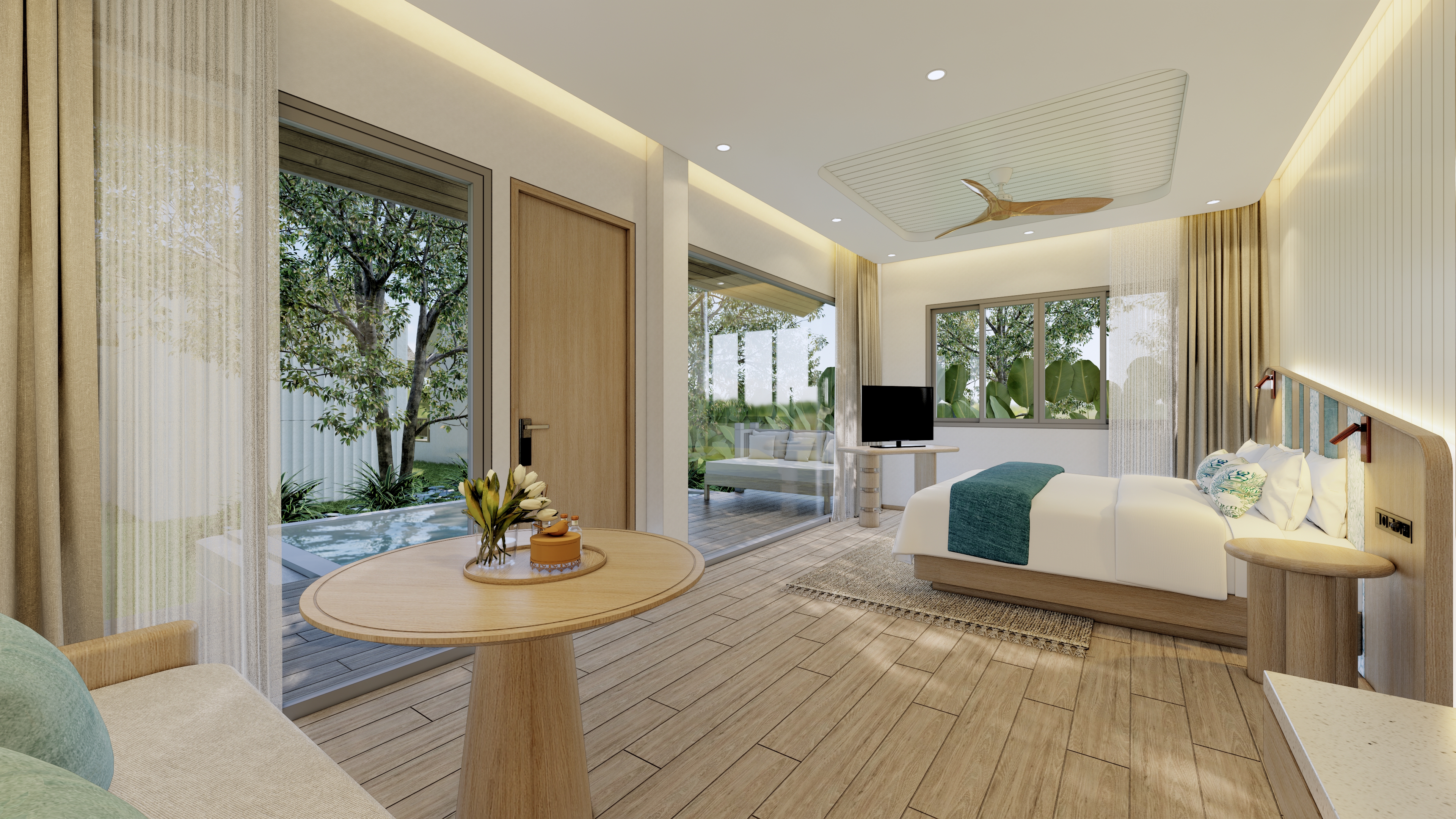 01.Beachfront Pool Villa