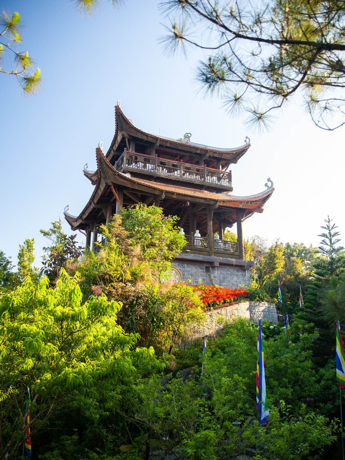 Buddhist Temple Pagoda At Danang City Vietnam Kopi