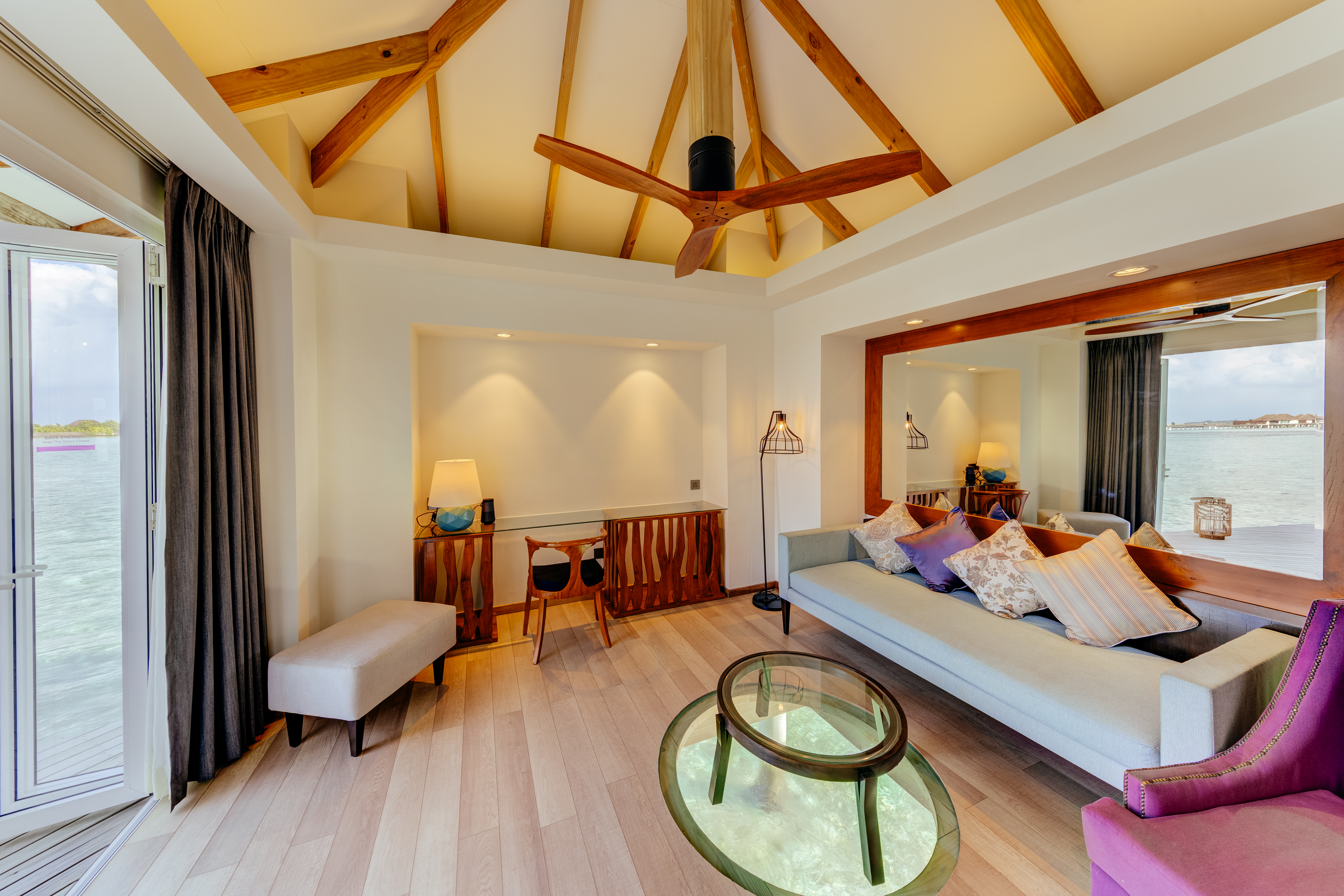 Over Water Suite Living Room