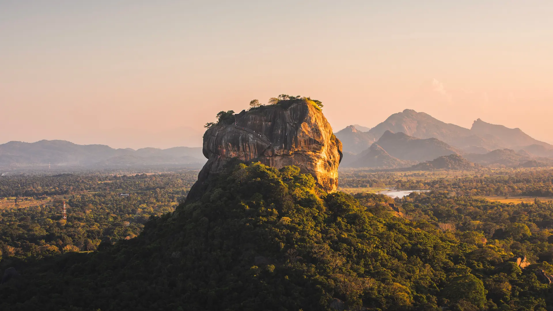 Shutterstock 2445192765 (Sigiriya Rock Also Known As Lion Rock At Golden Light Of Sunset. Beautiful Landscape In Sri Lanka.)