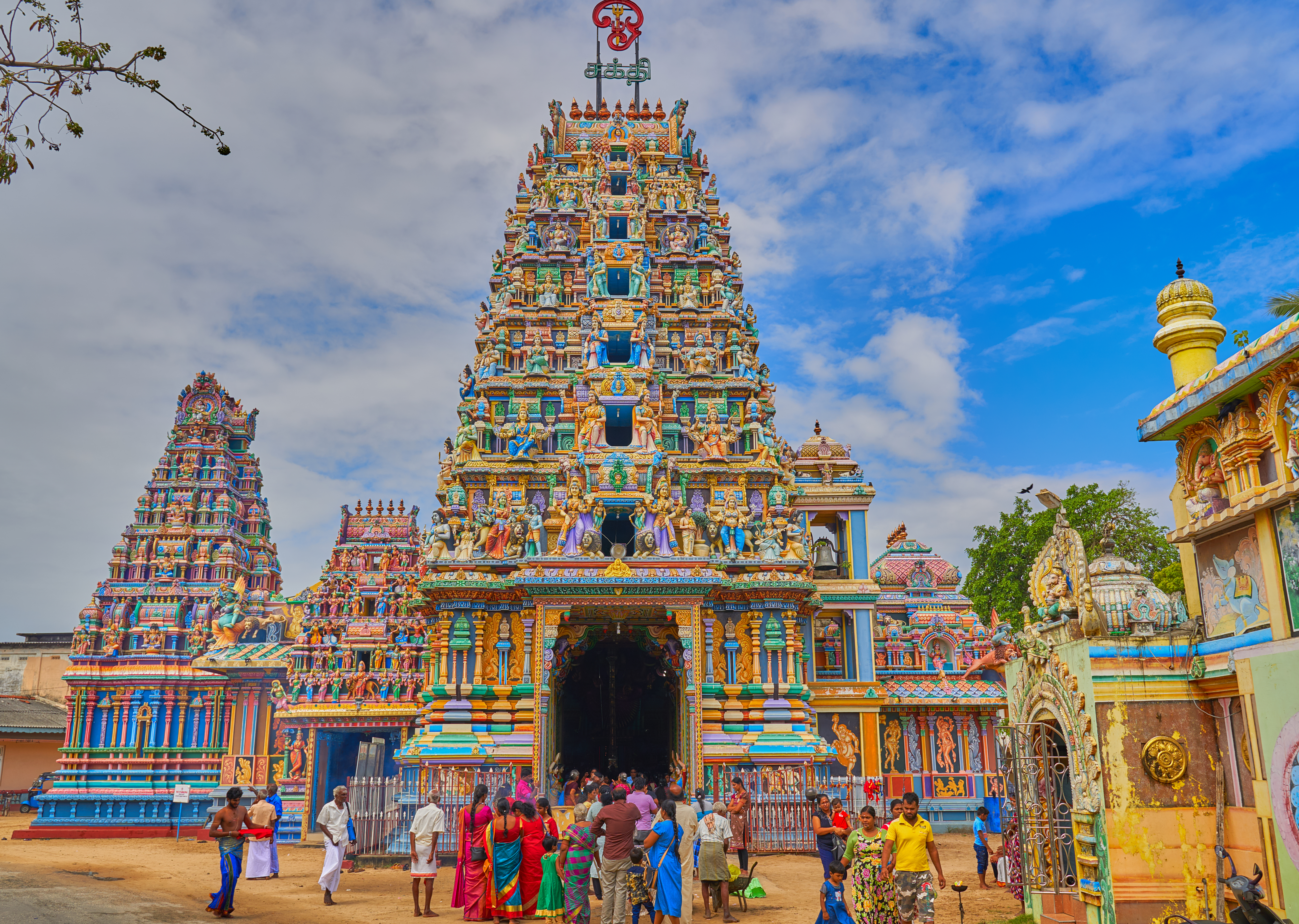 Shutterstock 1834792459 Trincomalee, Sri Lanka 16.10.2020 Shri Badrakali Amman Temple