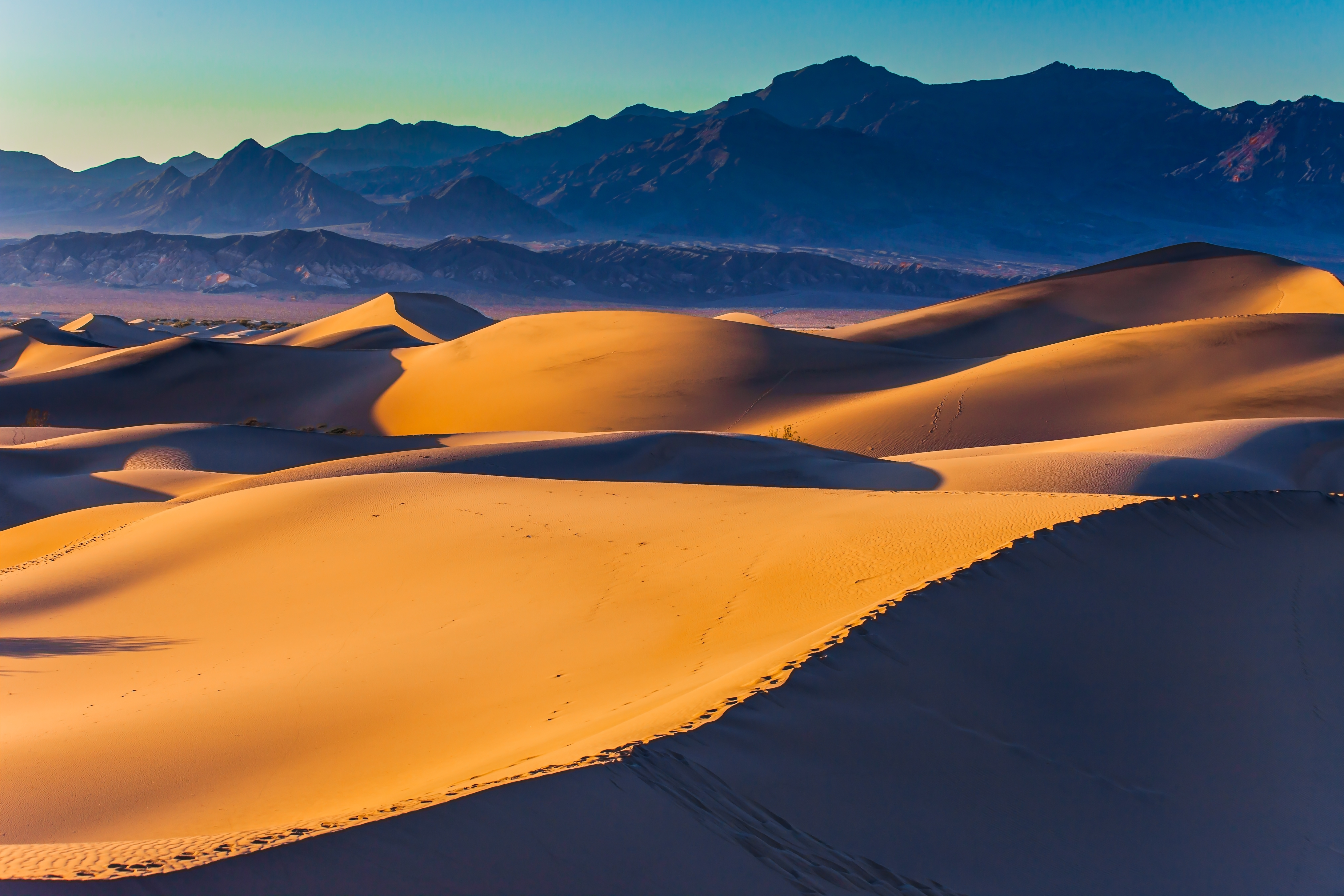 Mesquite Flat Sand Dunes i Death Valley - USA