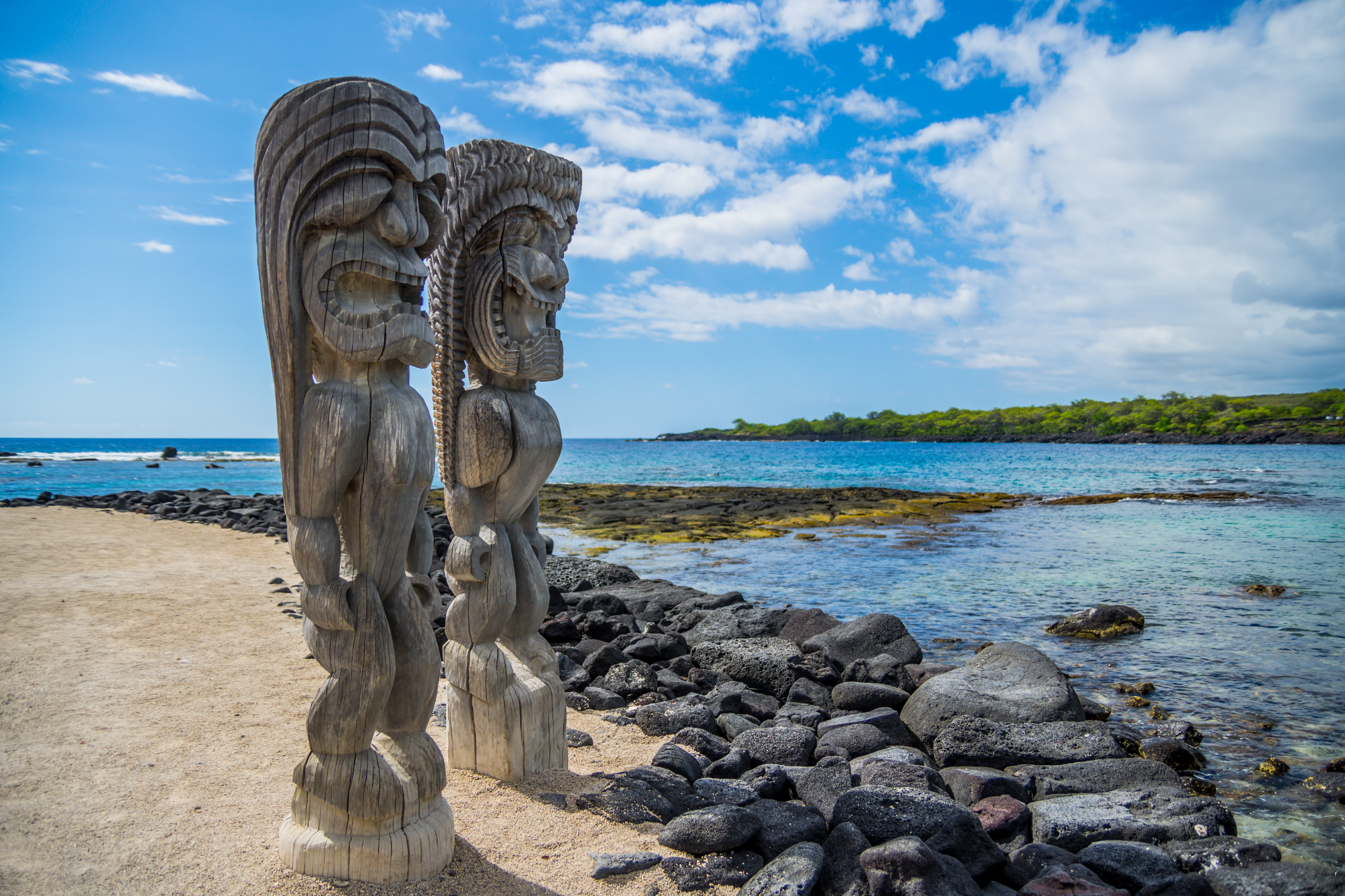 Puuhunua o Honaunau, Big Island, Hawaii, USA