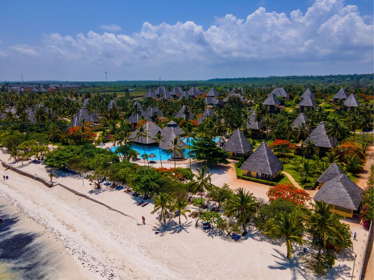 Neptune Pwani Beach Resort & Spa Zanzibar Aerial Swimming Pool And Beach Suites